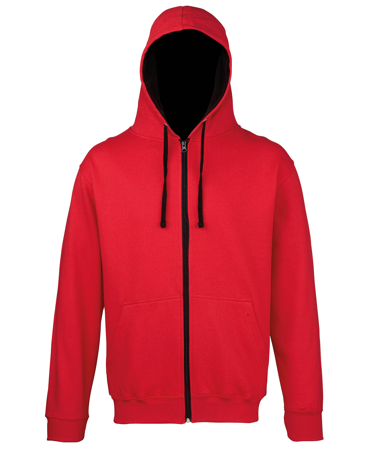 Varsity zoodie - Fire Red/Jet Black