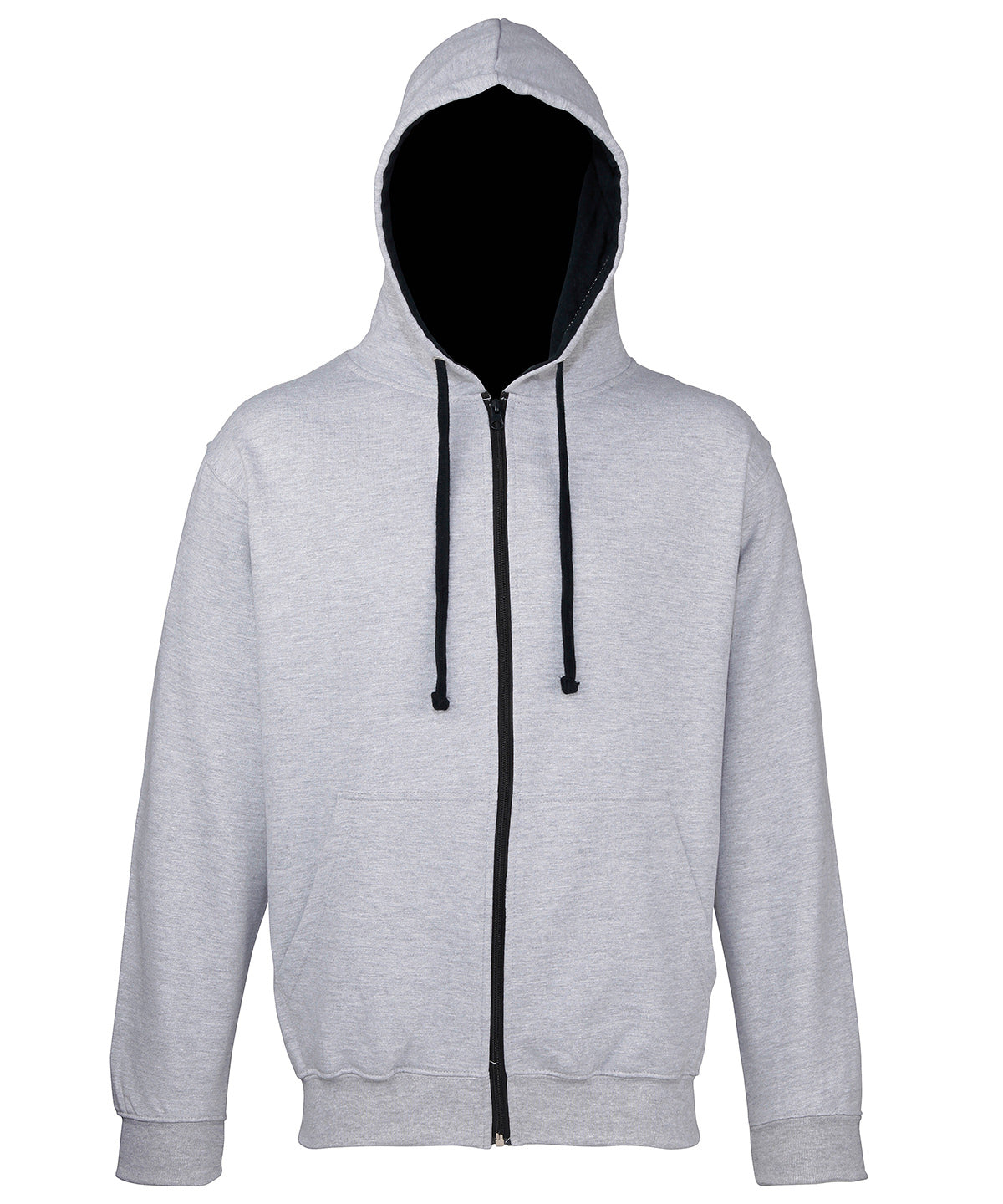 Varsity zoodie - Heather Grey/French Navy