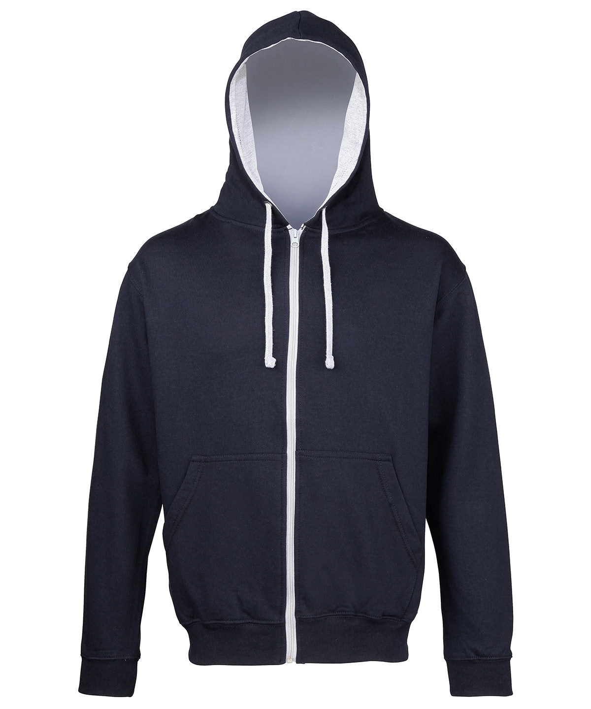 Varsity zoodie - New French Navy/Heather Grey
