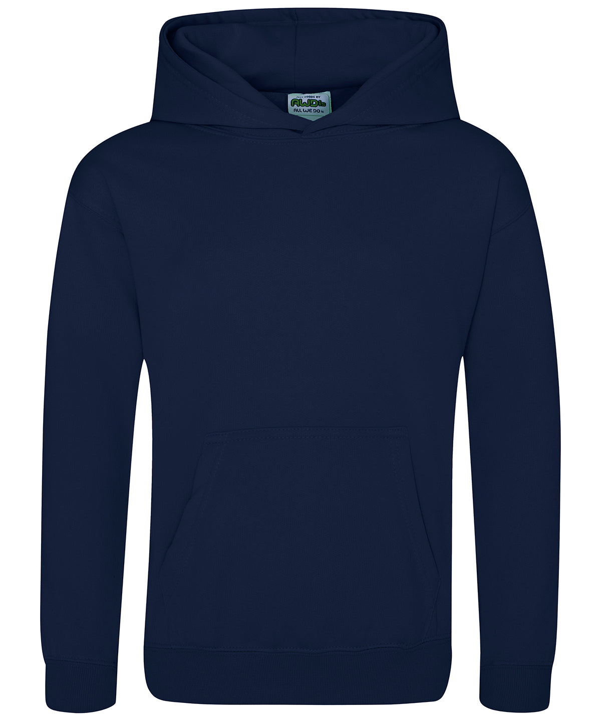 Kids sports polyester hoodie - Oxford Navy