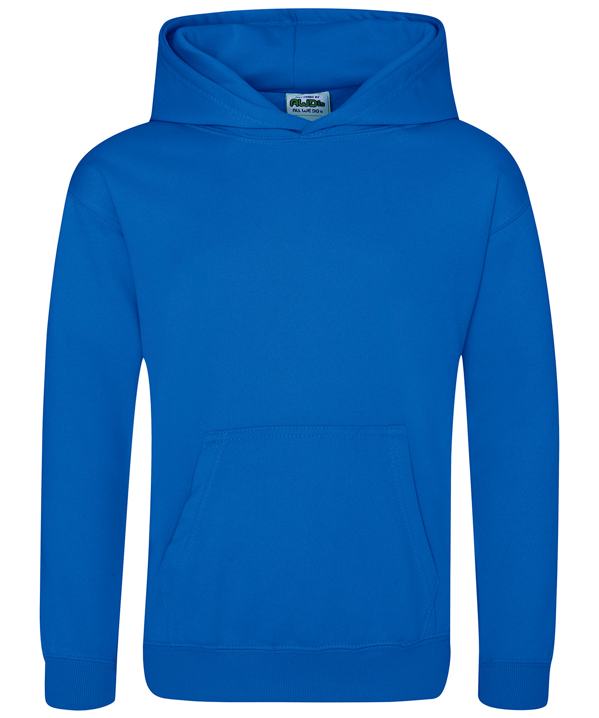 Kids sports polyester hoodie - Royal Blue