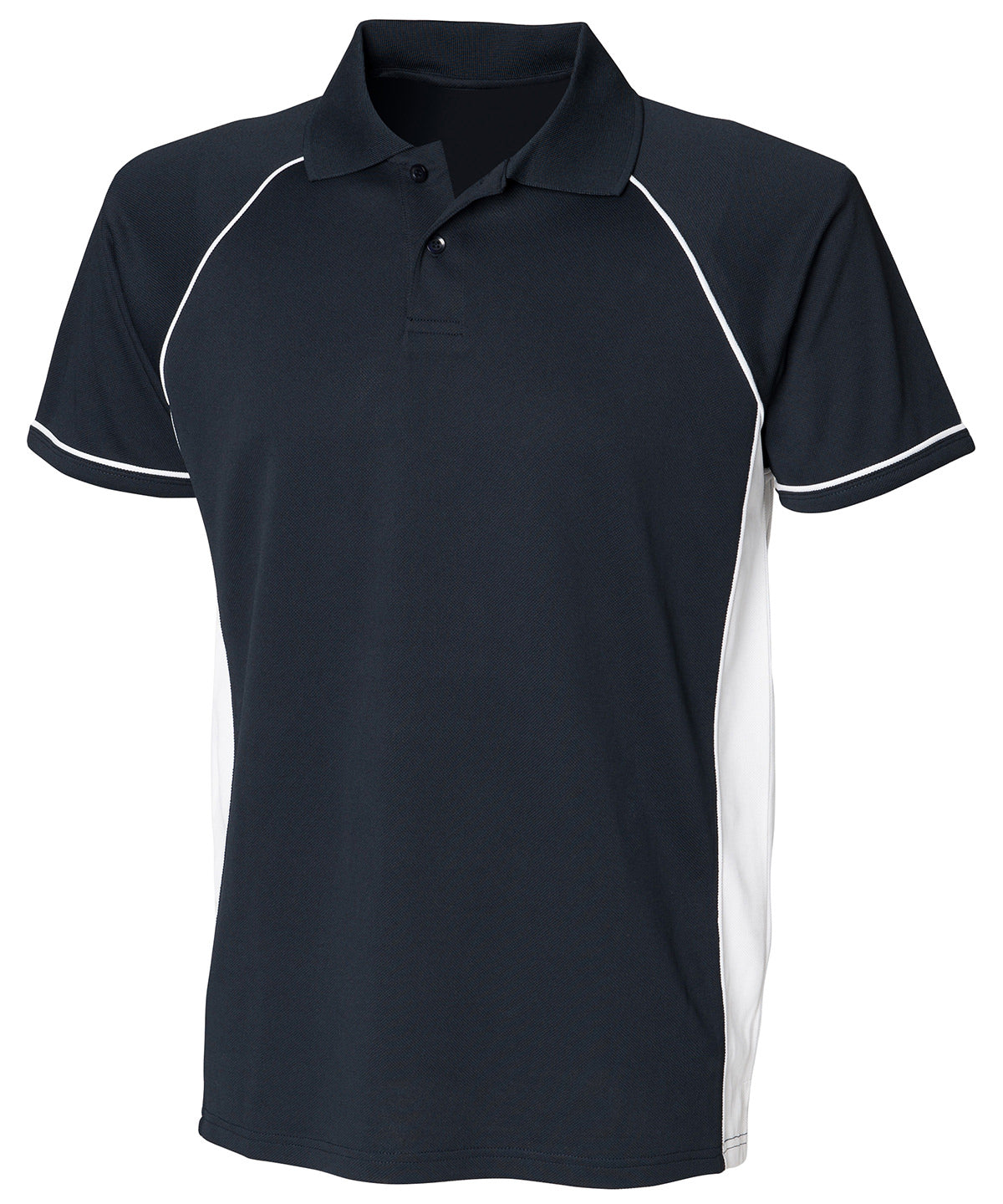 Panel performance polo - Navy/White/White