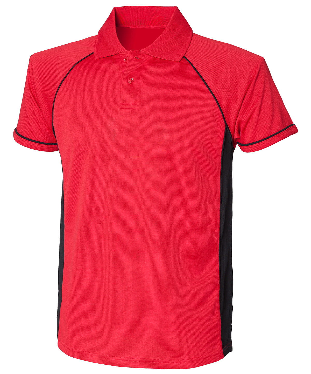 Panel performance polo - Red/Black/Black