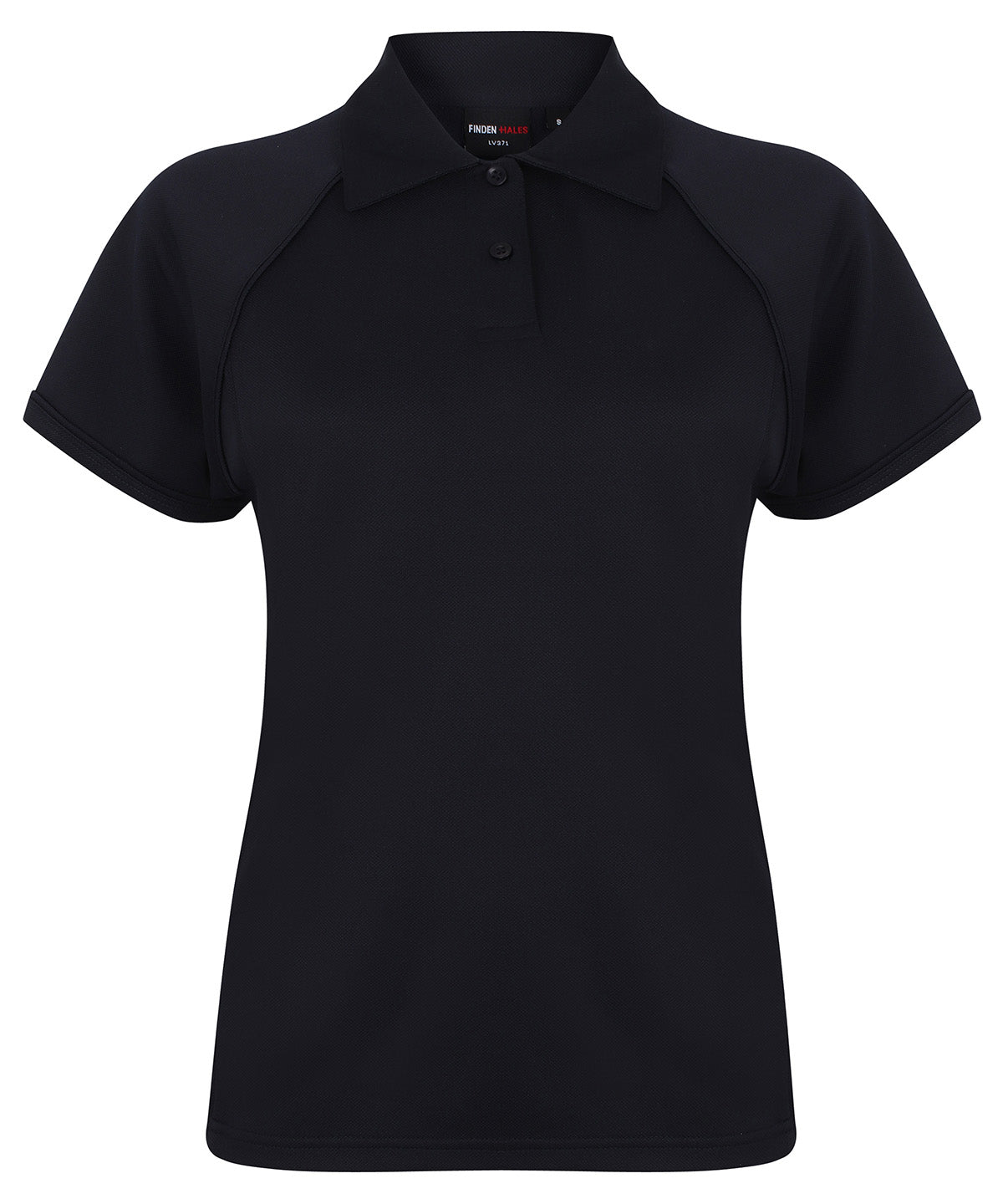 Women's piped performance polo - Navy/Navy