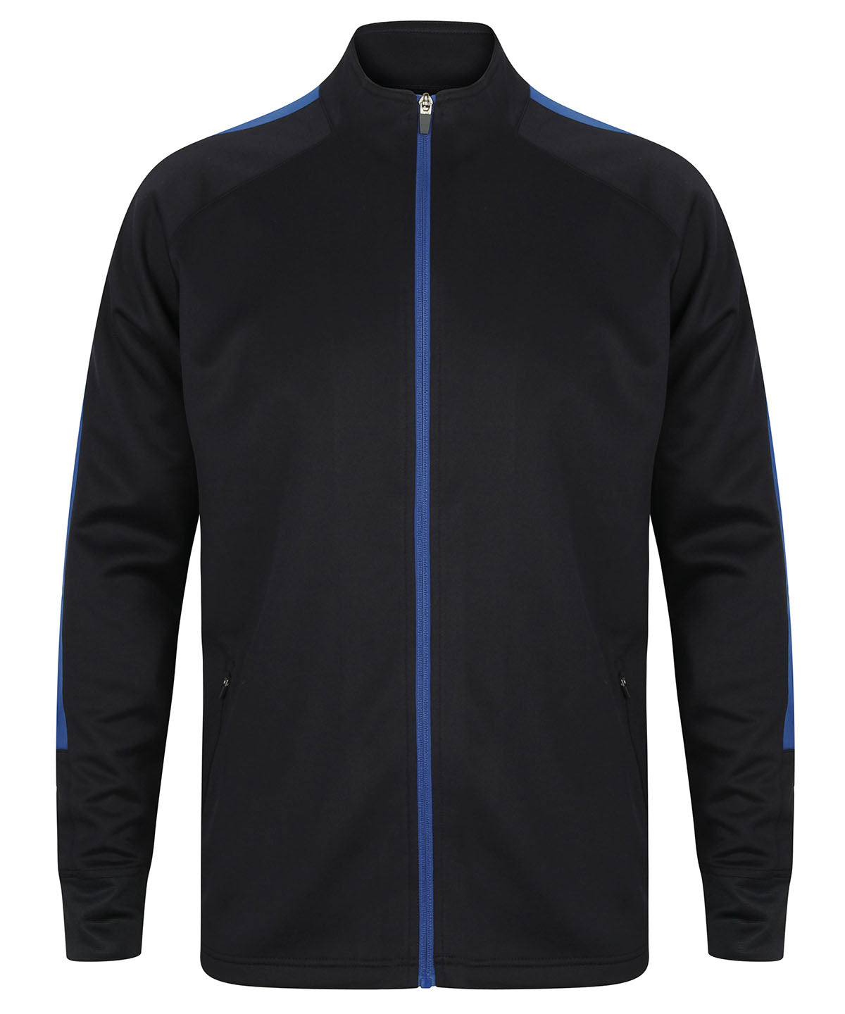 Knitted tracksuit top - Navy/Royal