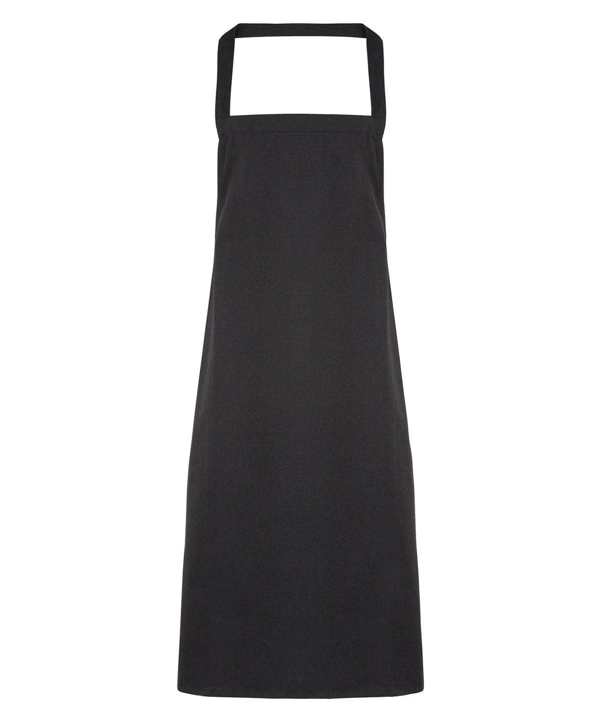 100% Organic Cotton Bib Apron - Black