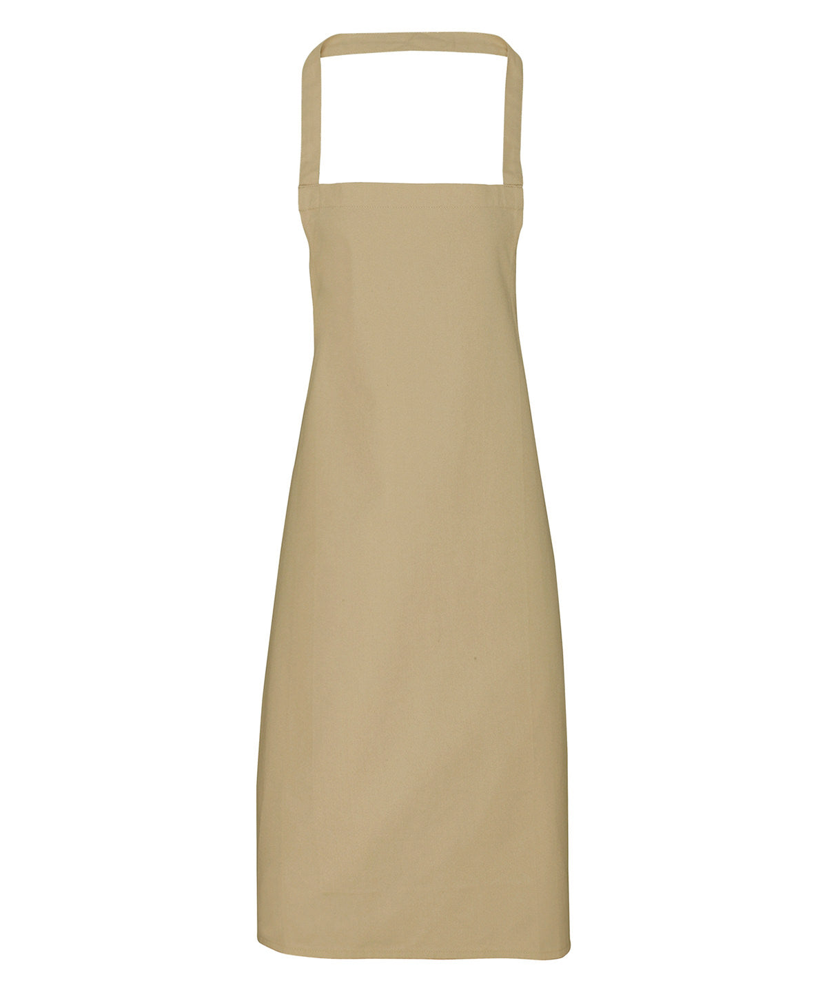 100% Organic Cotton Bib Apron - Khaki