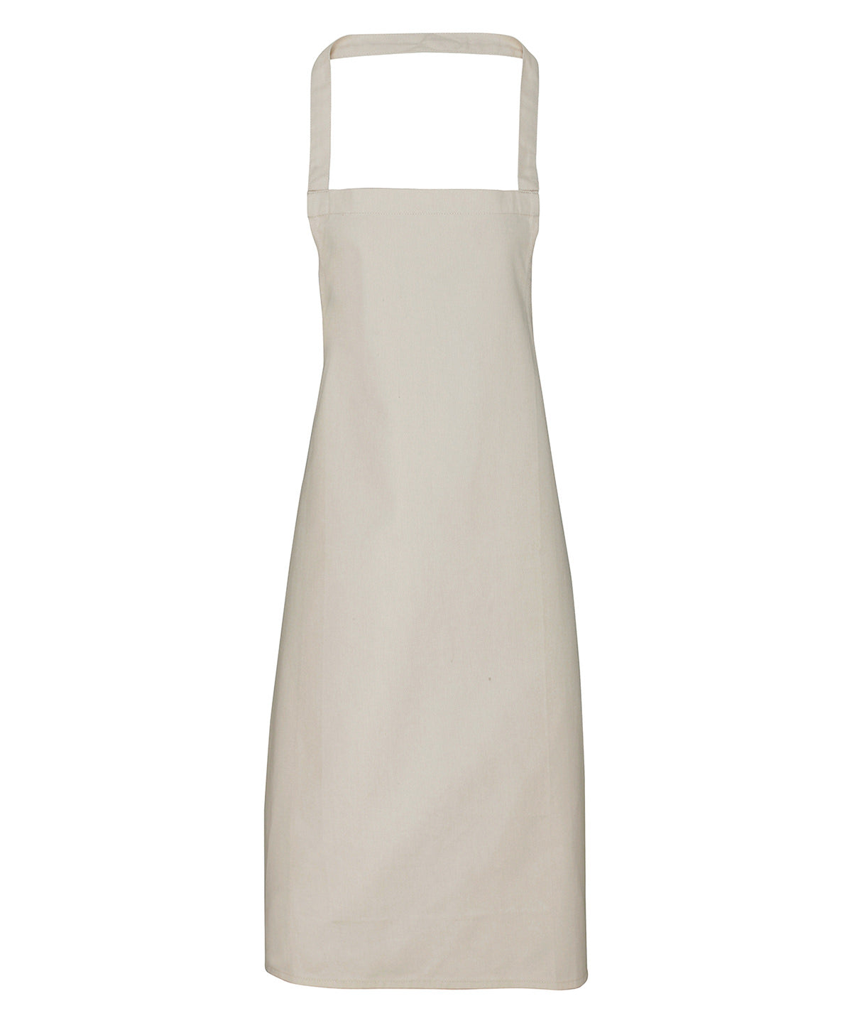 100% Organic Cotton Bib Apron - Natural