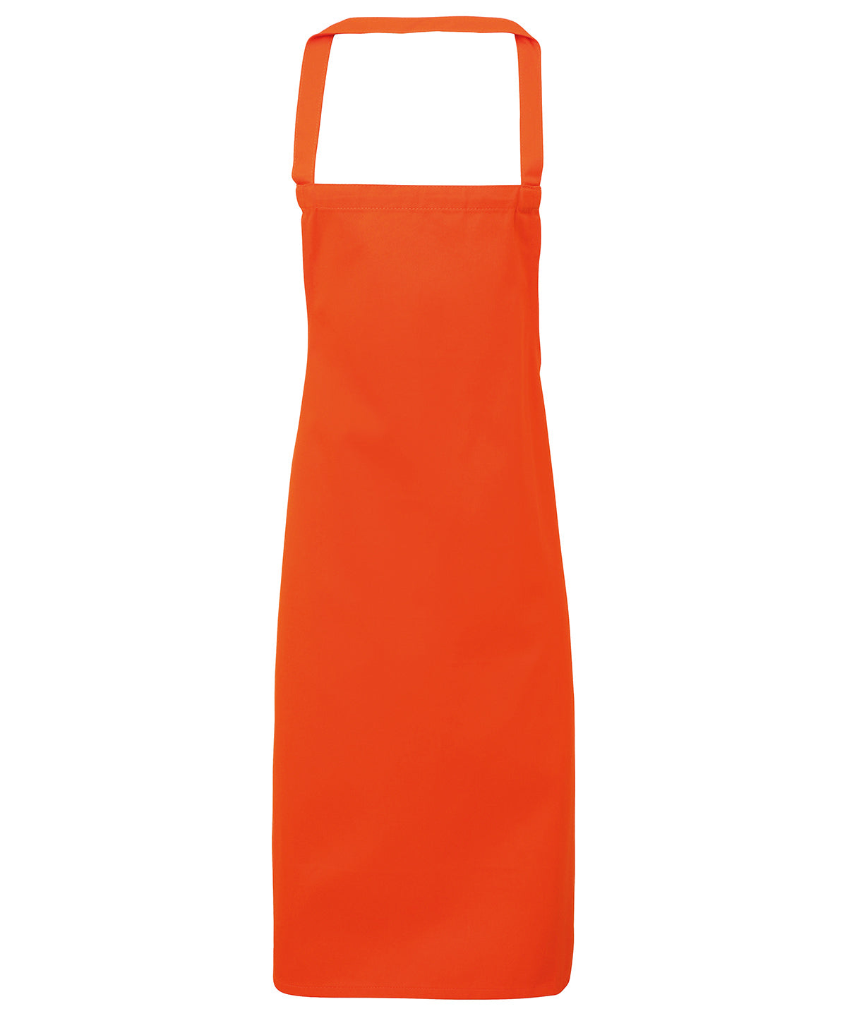 100% Organic Cotton Bib Apron - Orange