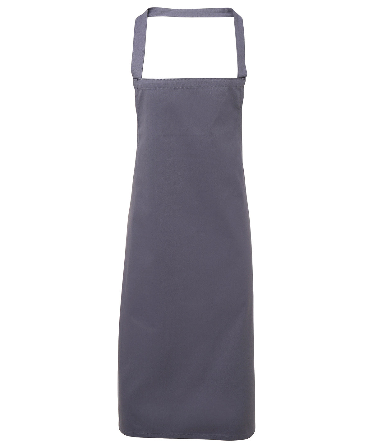 100% Organic Cotton Bib Apron - Steel