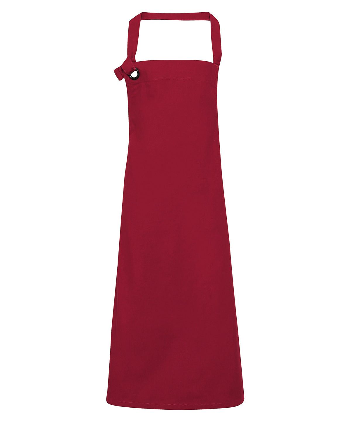 Calibre heavy cotton canvas bib apron - Burgundy