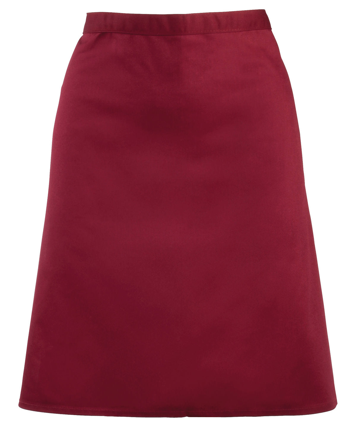 Colours mid-length apron - Burgundy