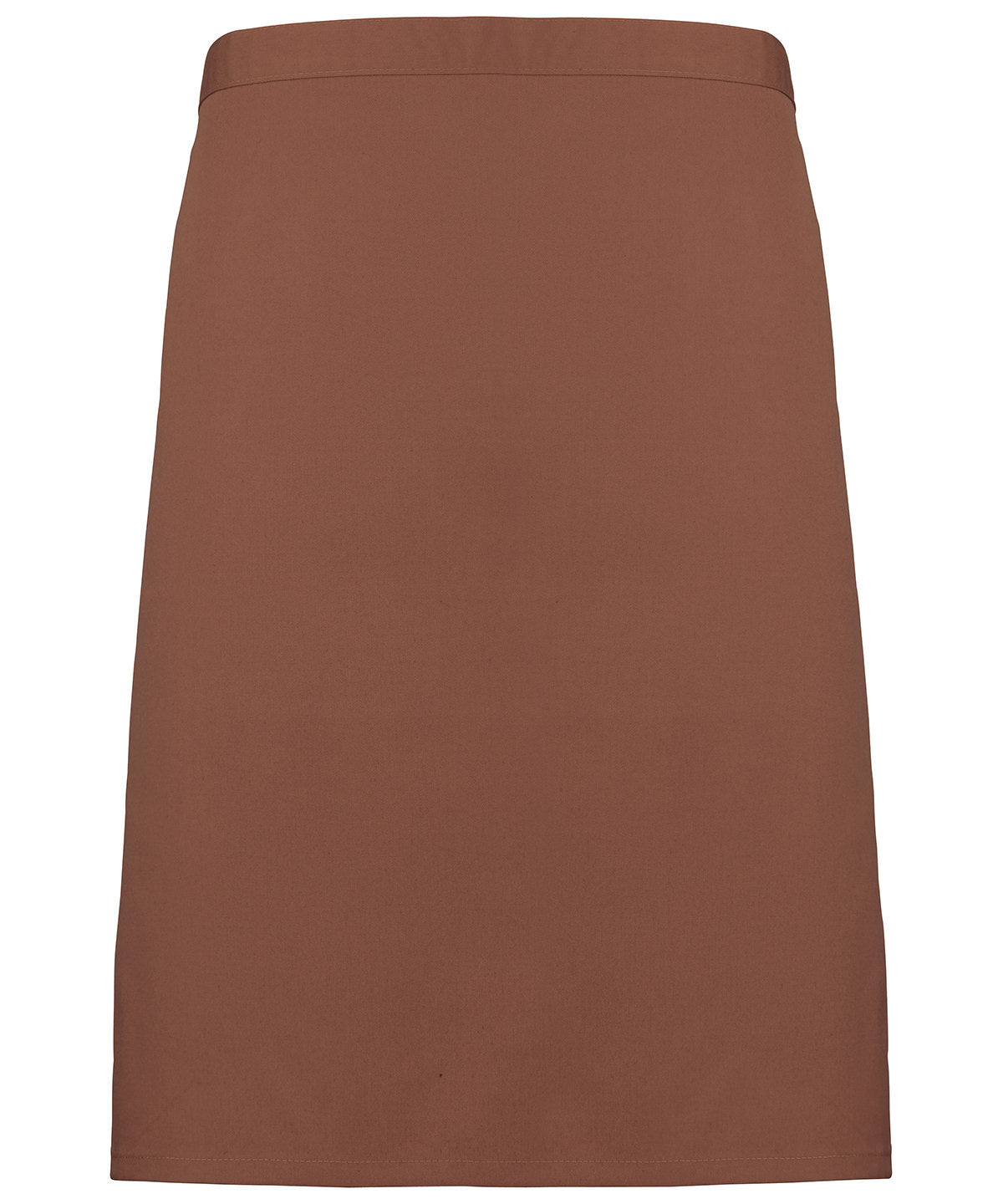 Colours mid-length apron - Mocha