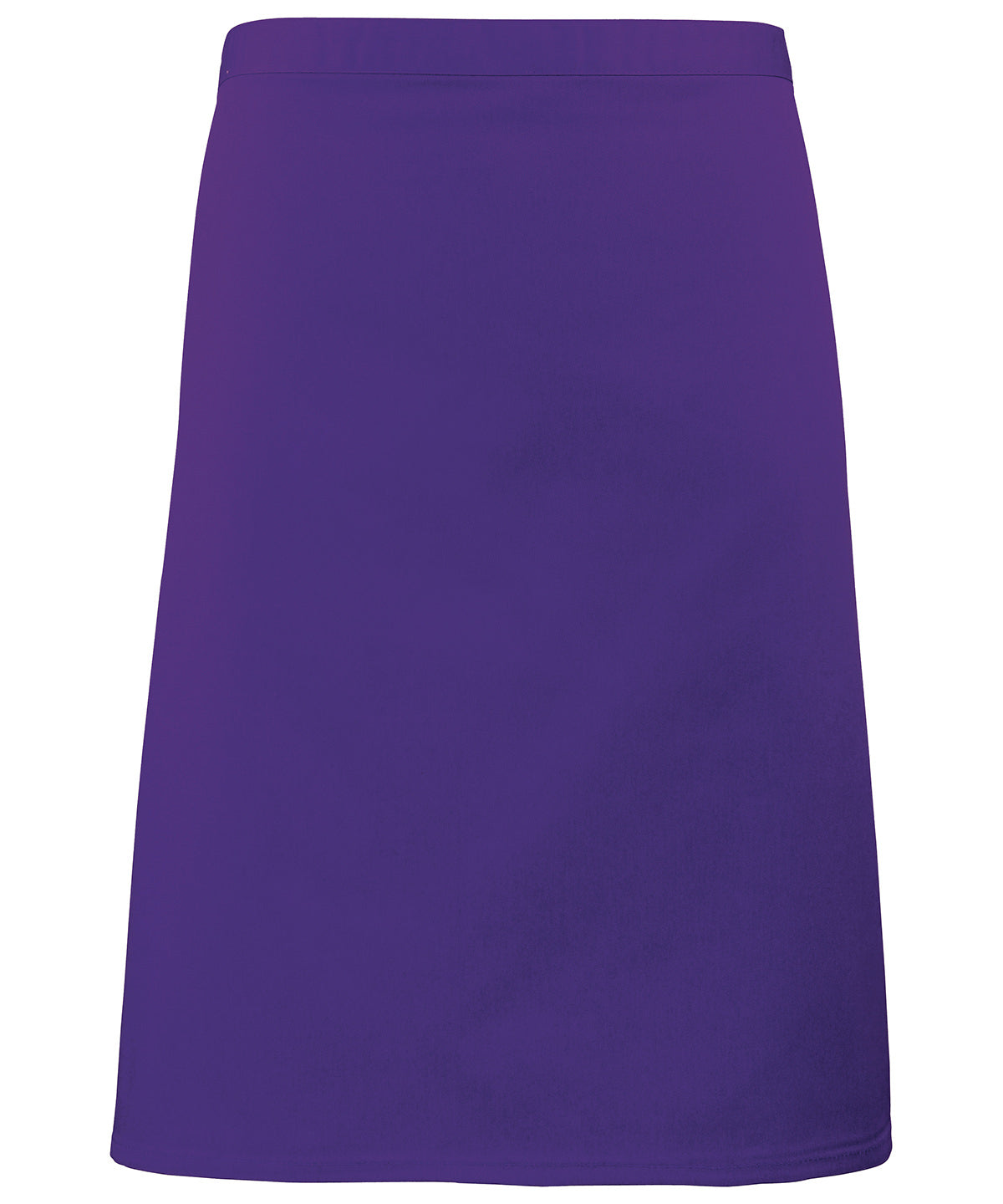 Colours mid-length apron - Purple