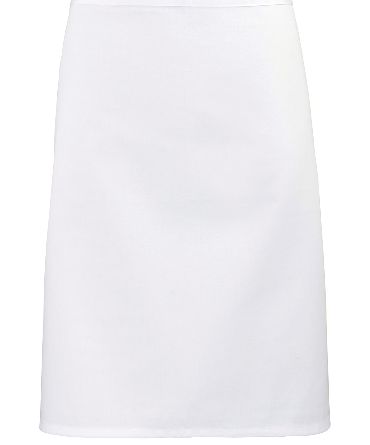 Colours mid-length apron - White