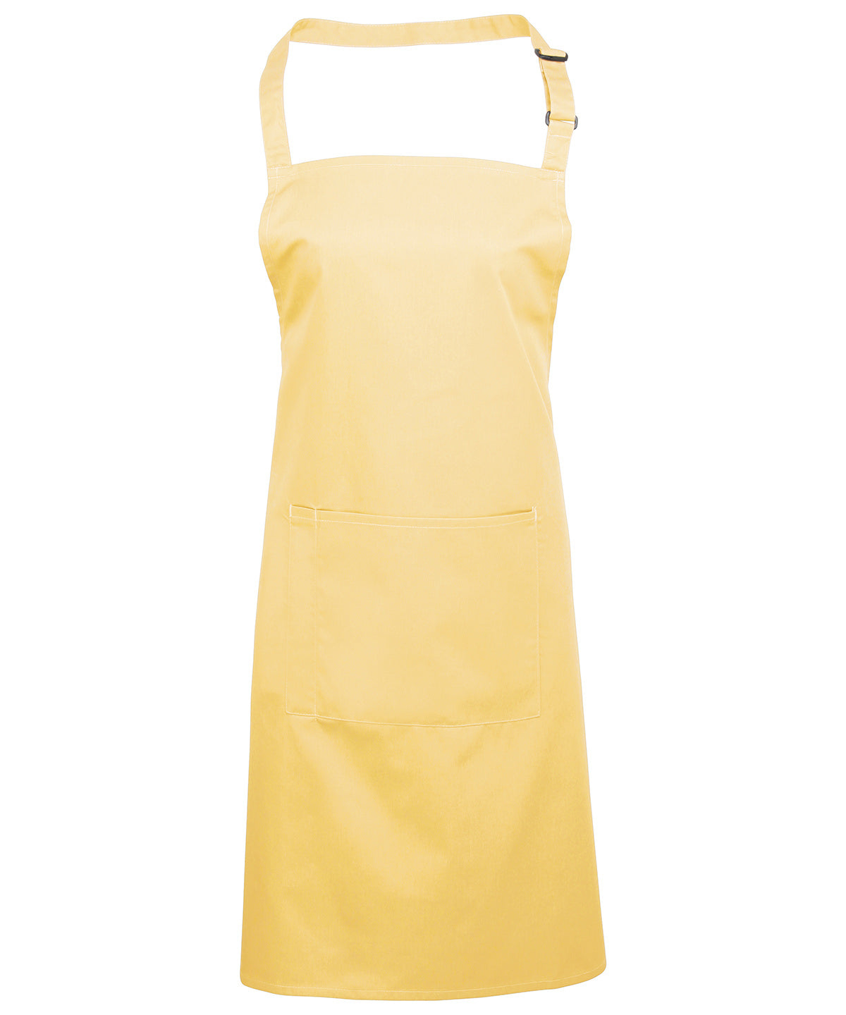 Colours bib apron with pocket - Lemon