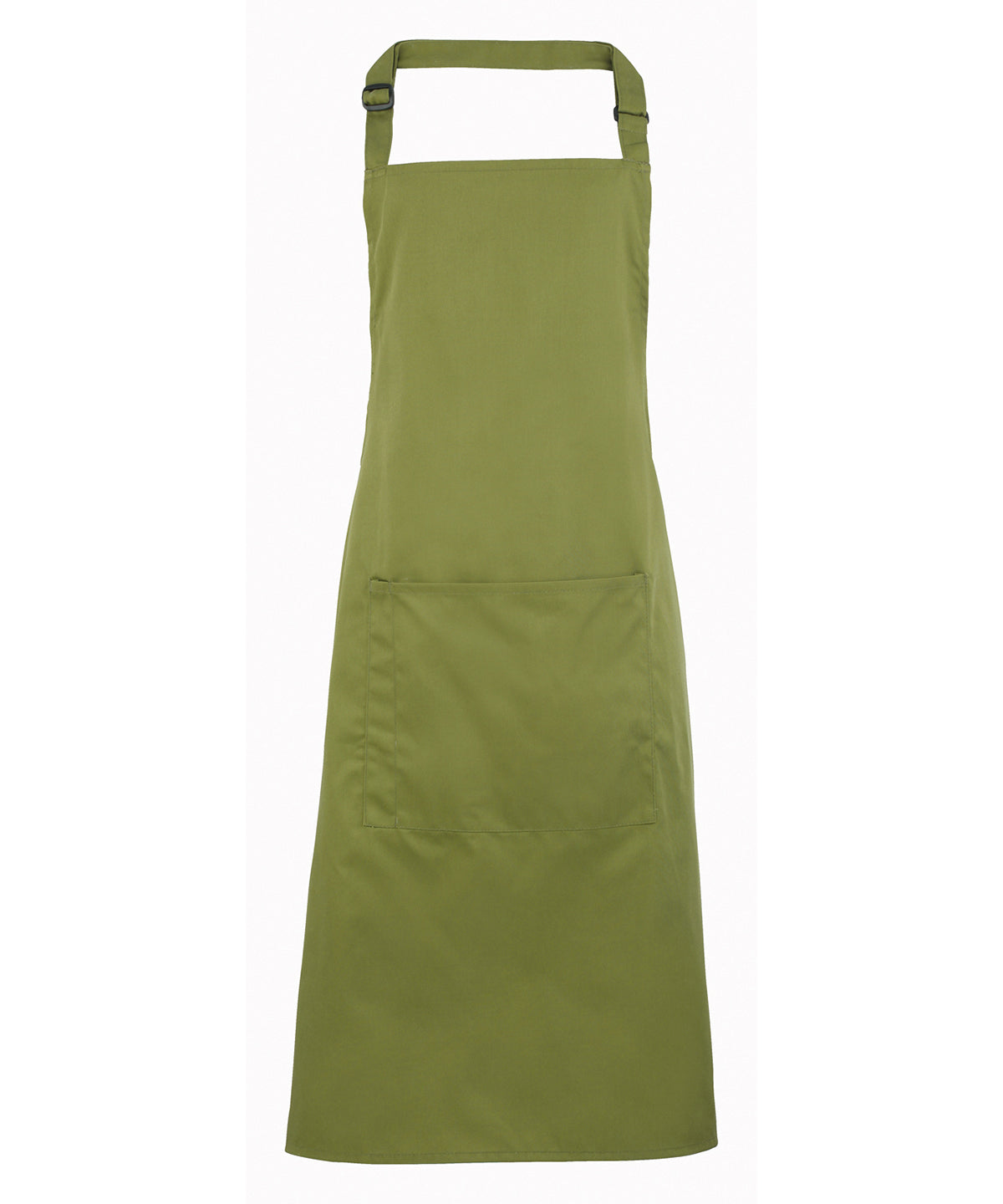 Colours bib apron with pocket - Oasis Green