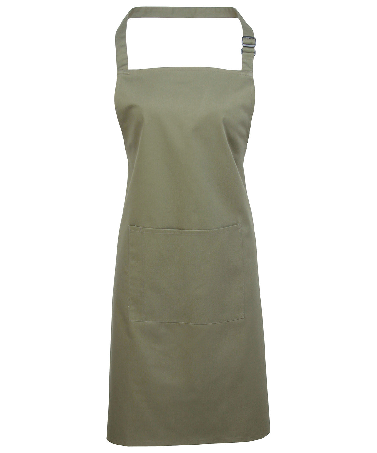 Colours bib apron with pocket - Sage