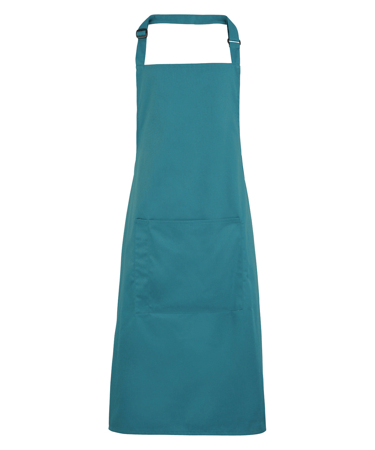 Colours bib apron with pocket - Teal