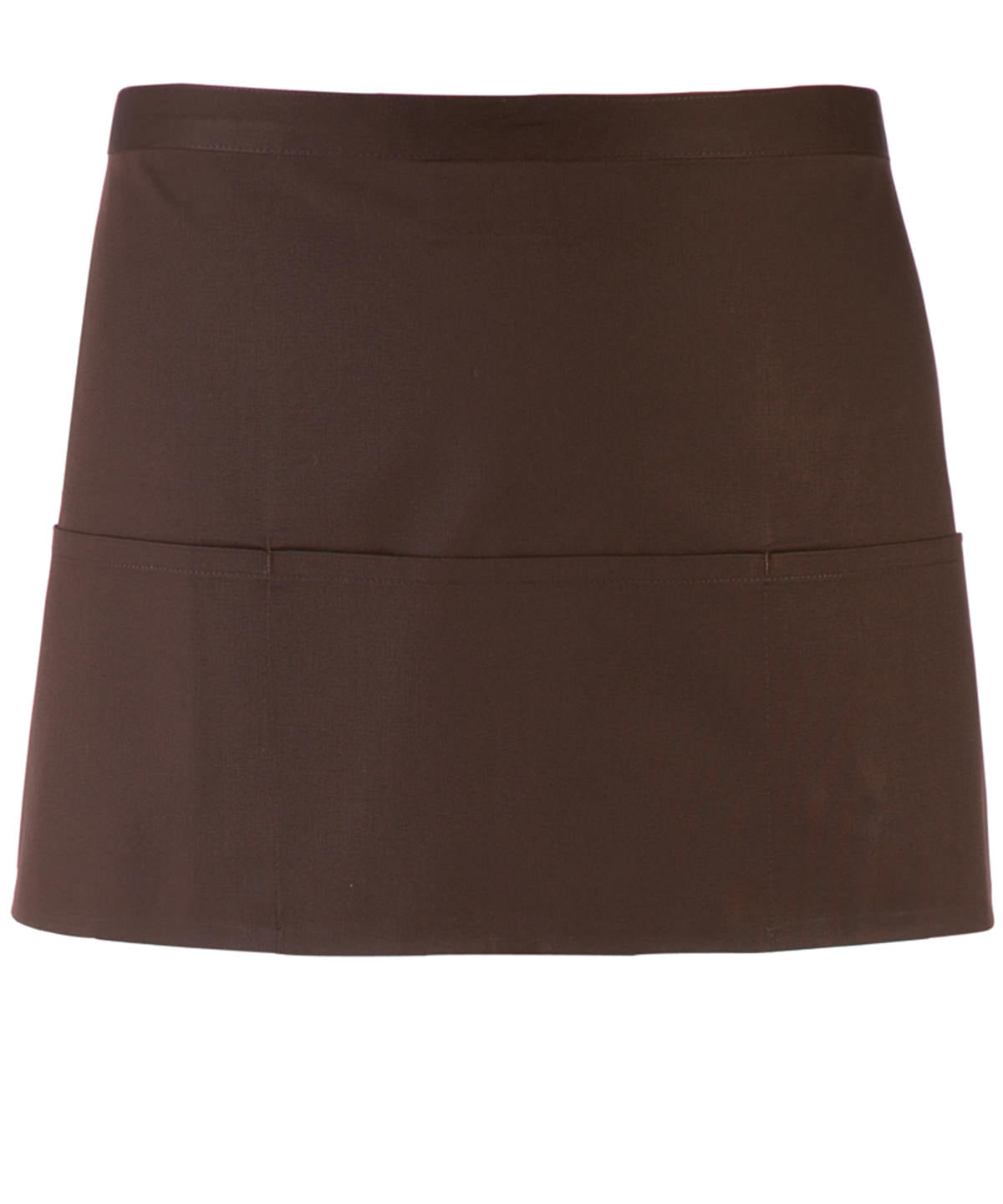 Colours 3-pocket apron - Brown