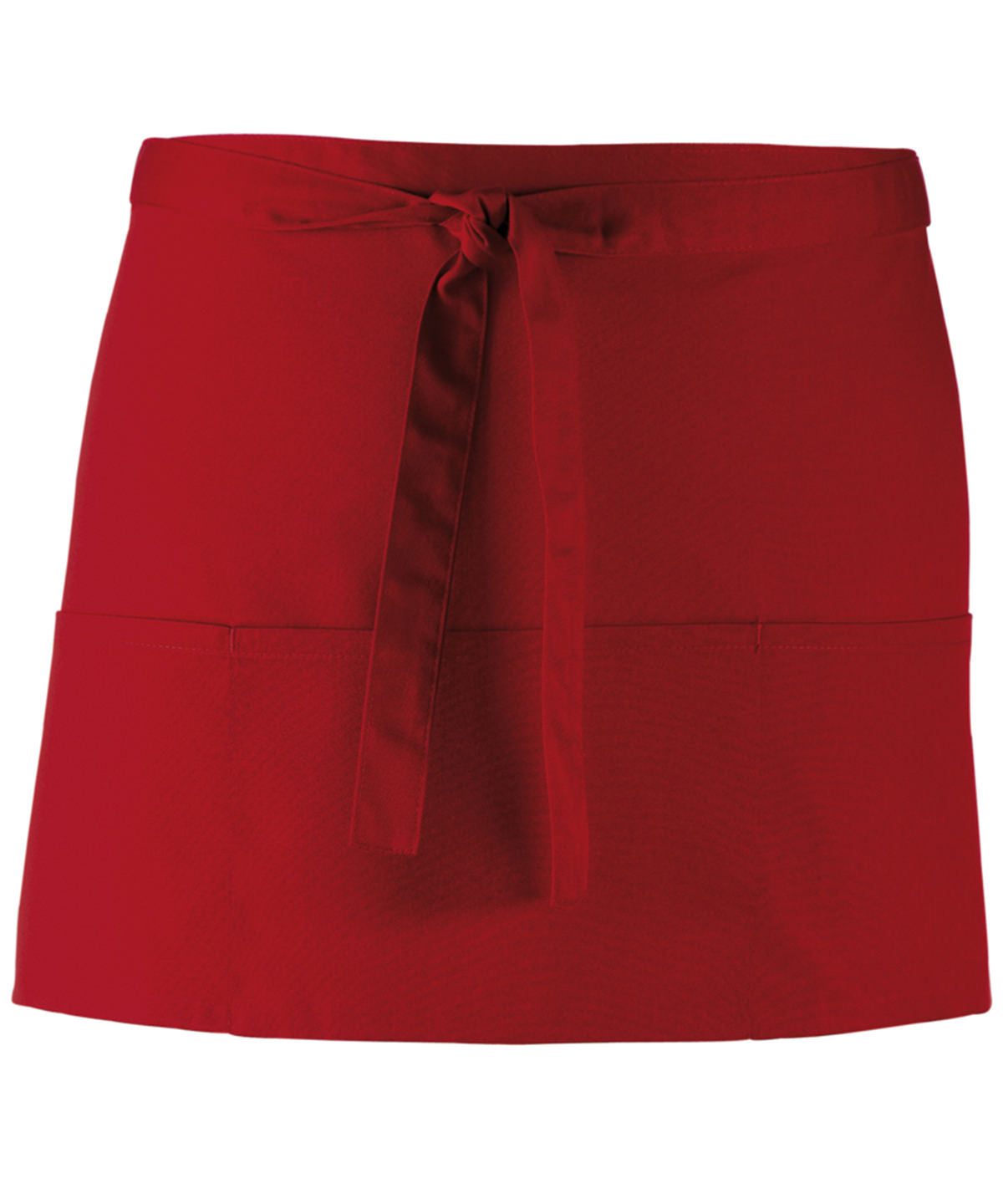 Colours 3-pocket apron - Burgundy