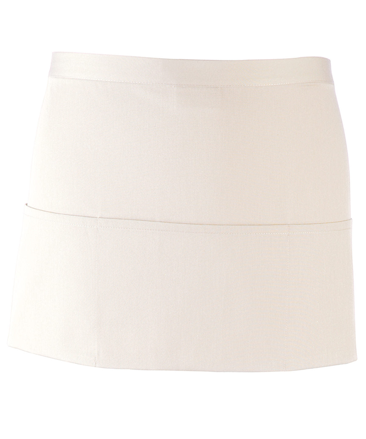 Colours 3-pocket apron - White