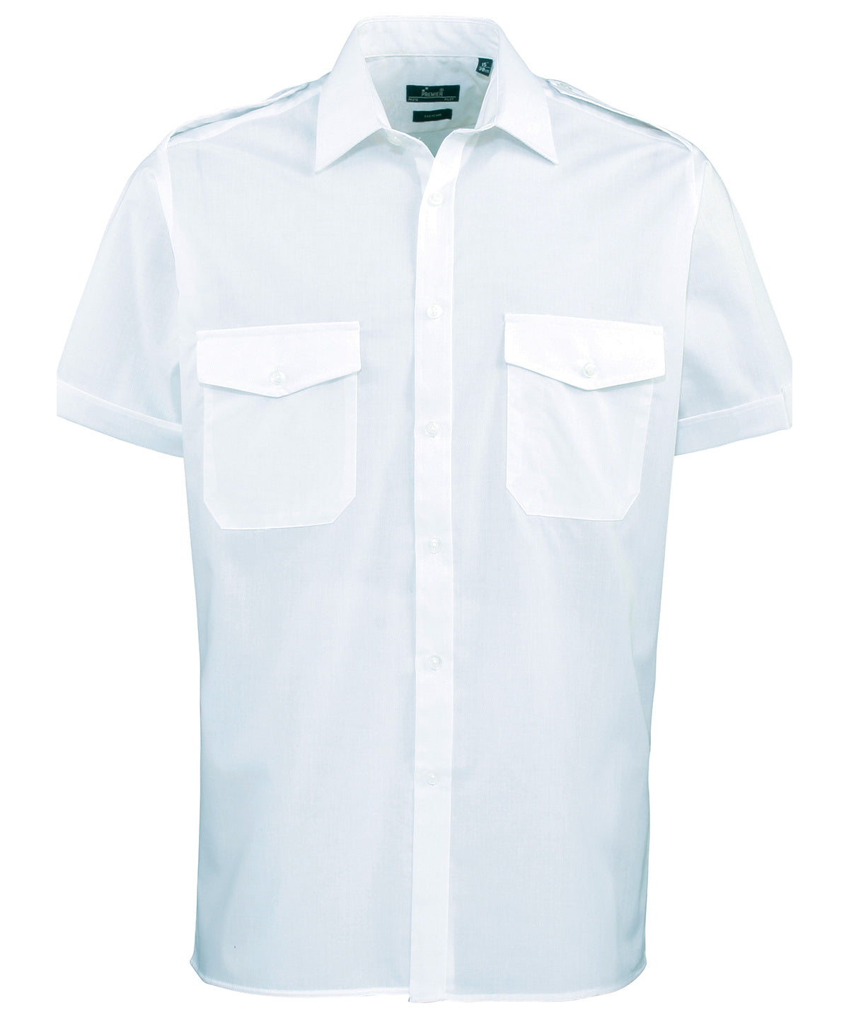 Short sleeve pilot shirt - Light Blue