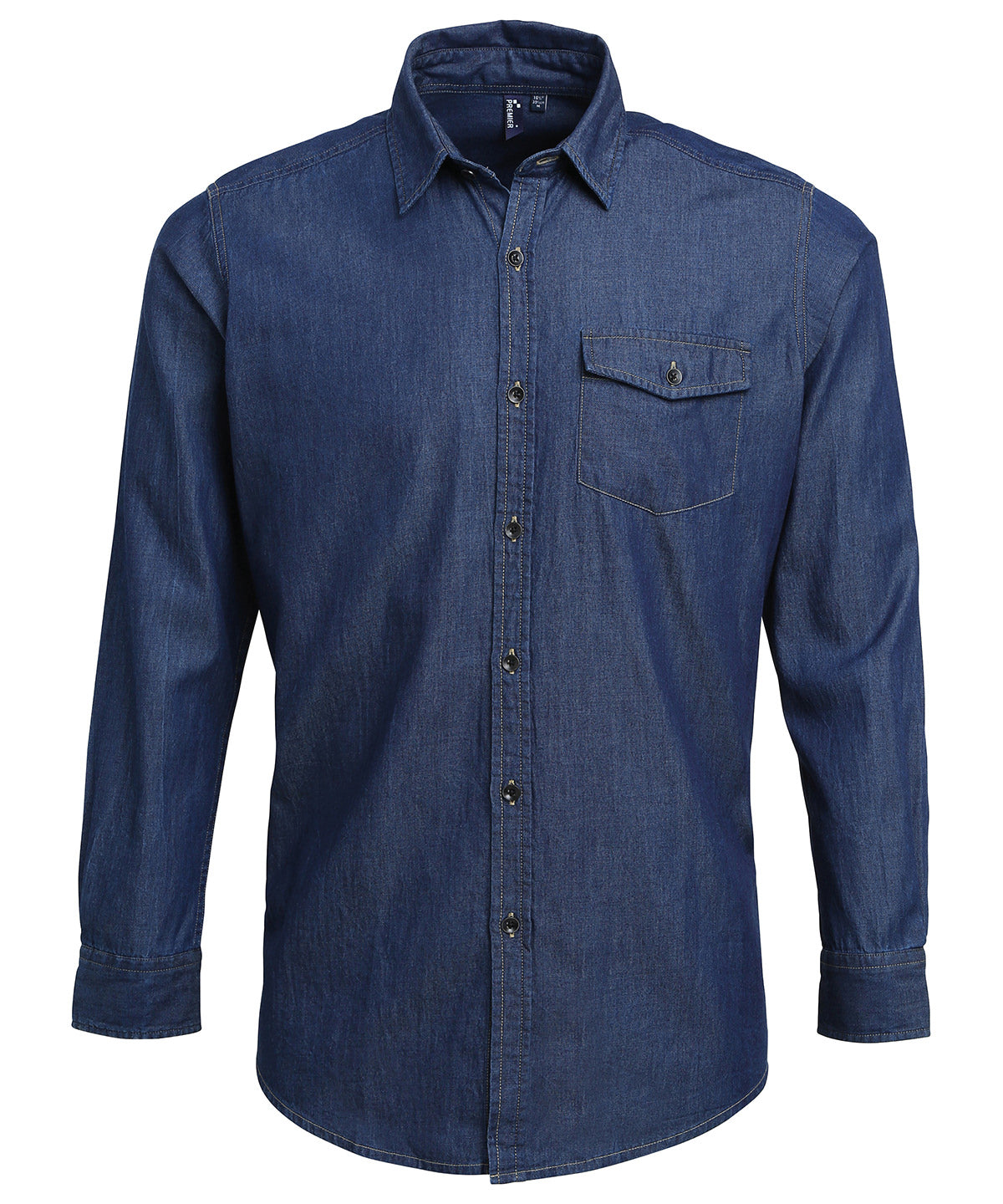 Jeans stitch denim shirt - Indigo Denim