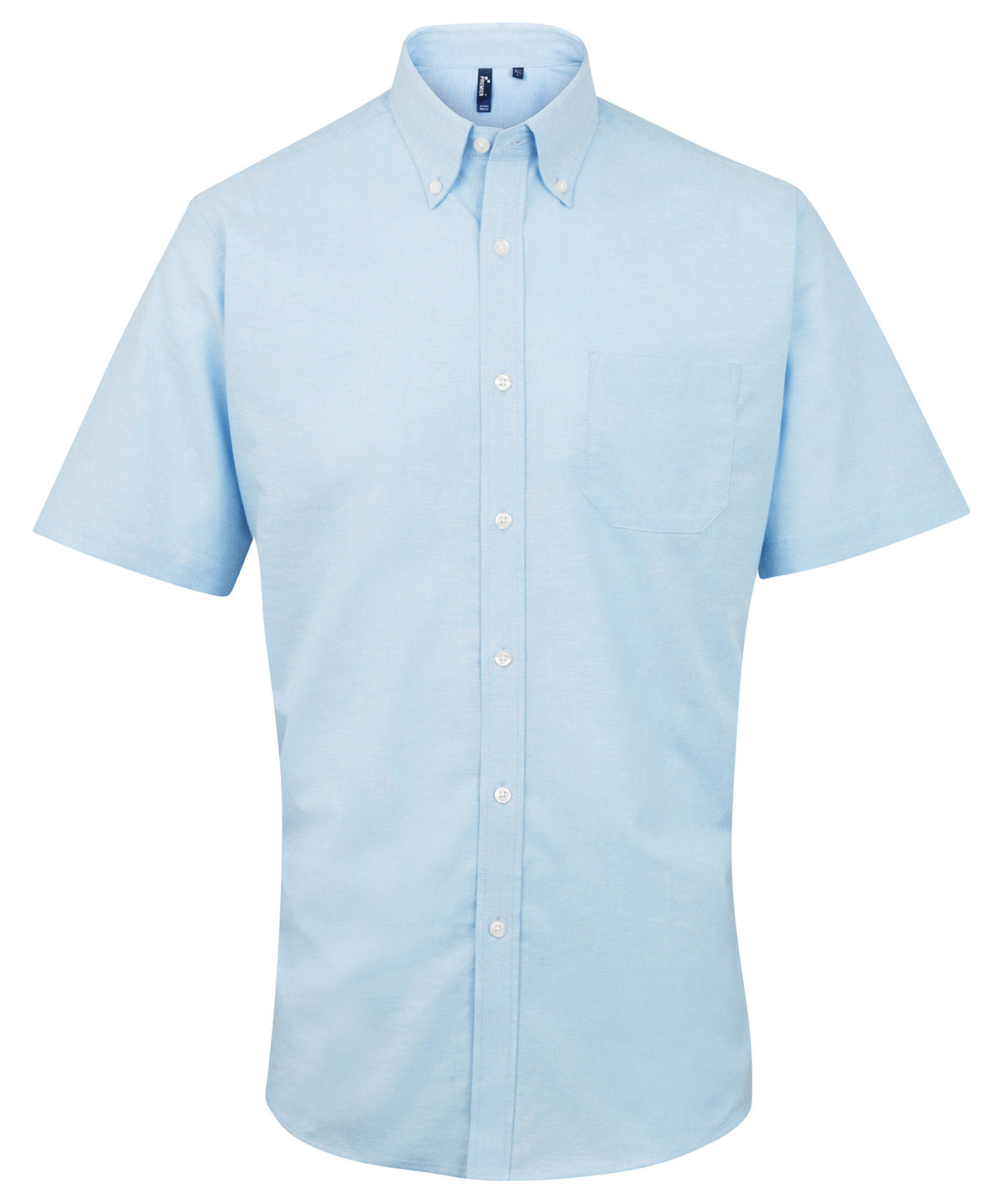 Signature Oxford short sleeve shirt - Light Blue