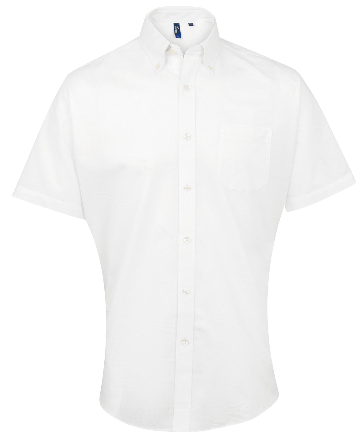 Signature Oxford short sleeve shirt - White