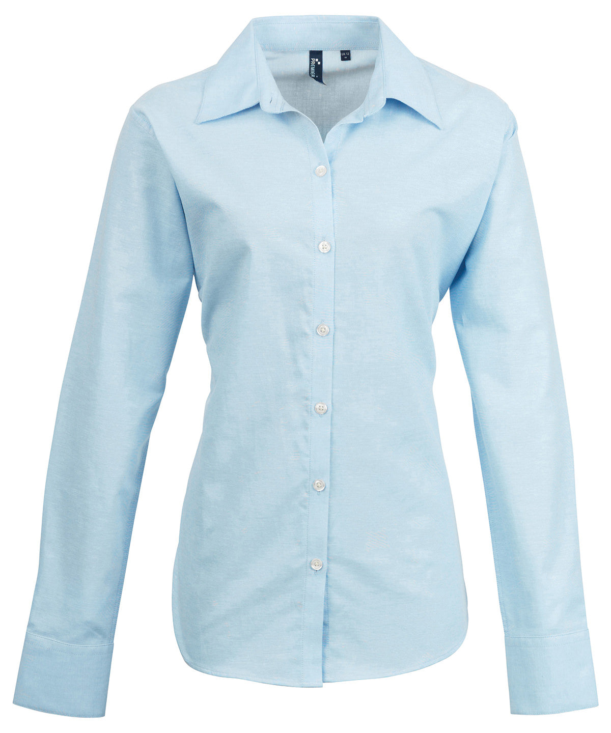 Women's signature Oxford long sleeve shirt - Light Blue