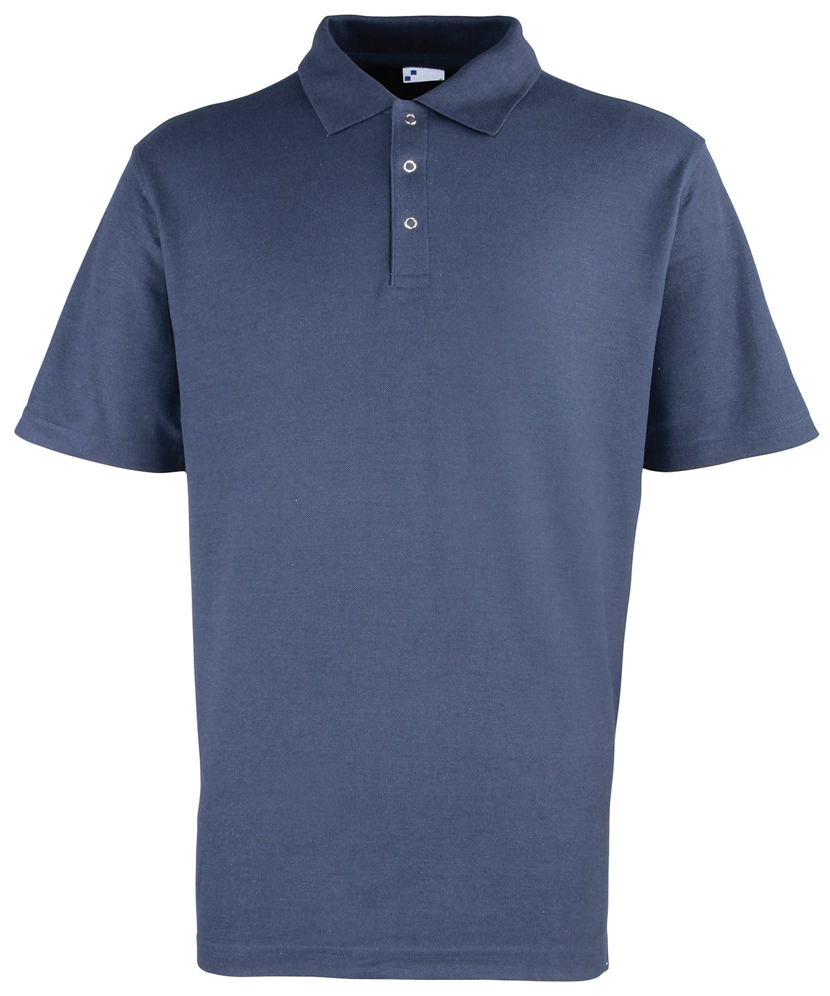 Studded polo - Navy