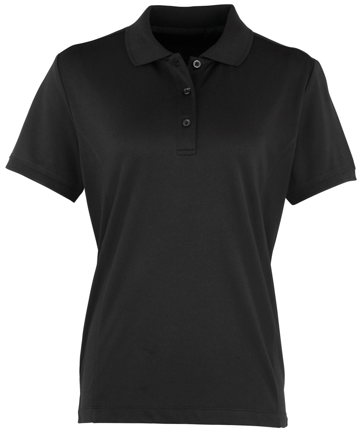 Women's Coolchecker® piqué polo - Black