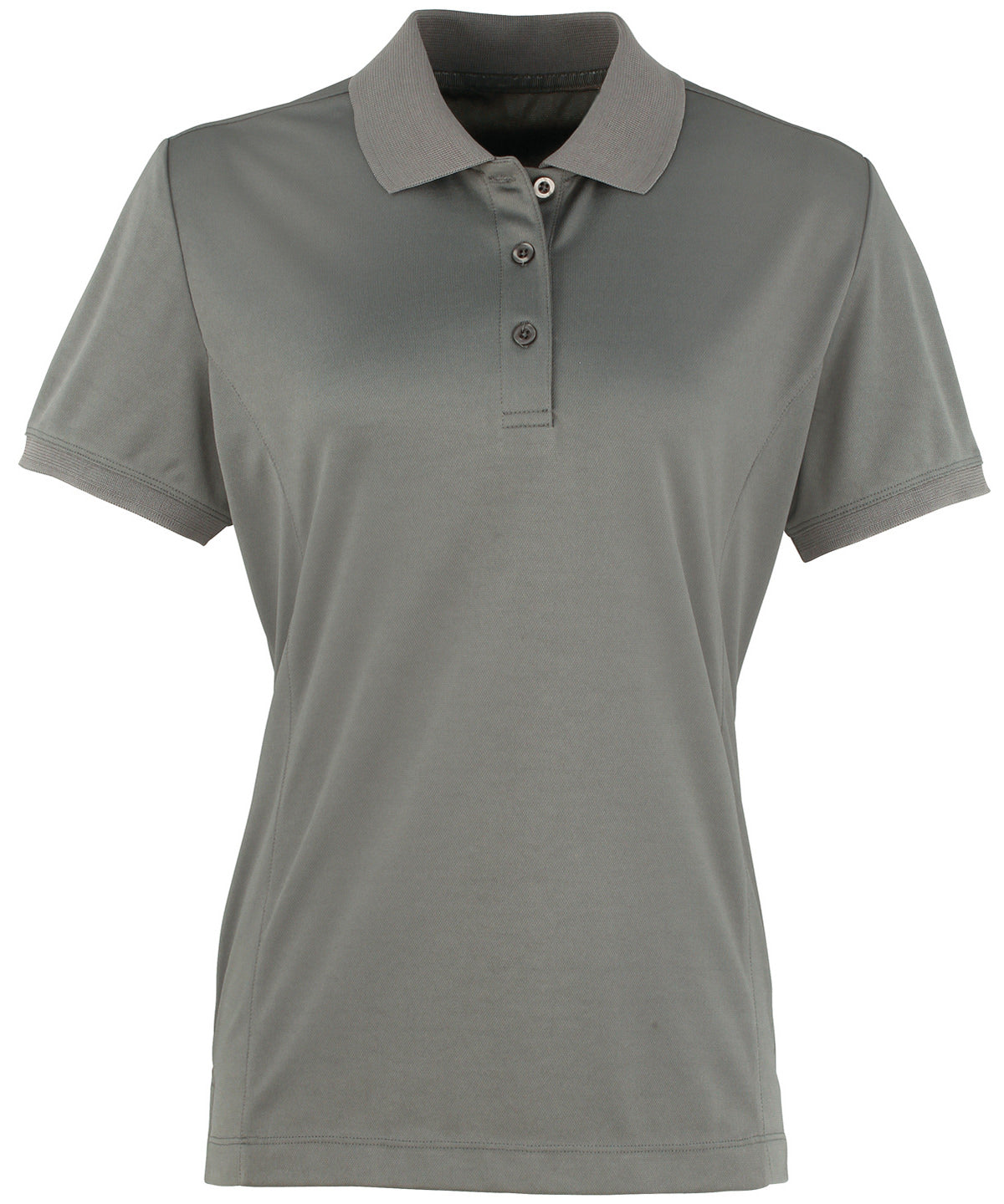 Women's Coolchecker® piqué polo - Dark Grey