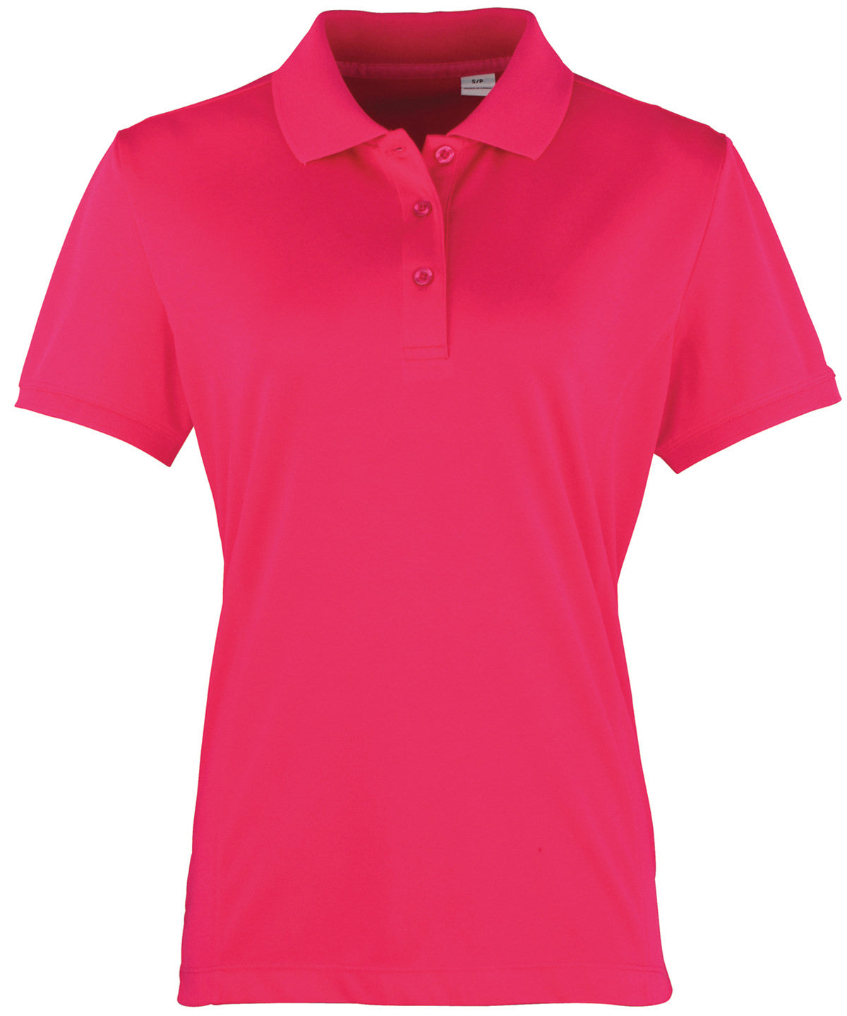 Women's Coolchecker® piqué polo - Hot Pink