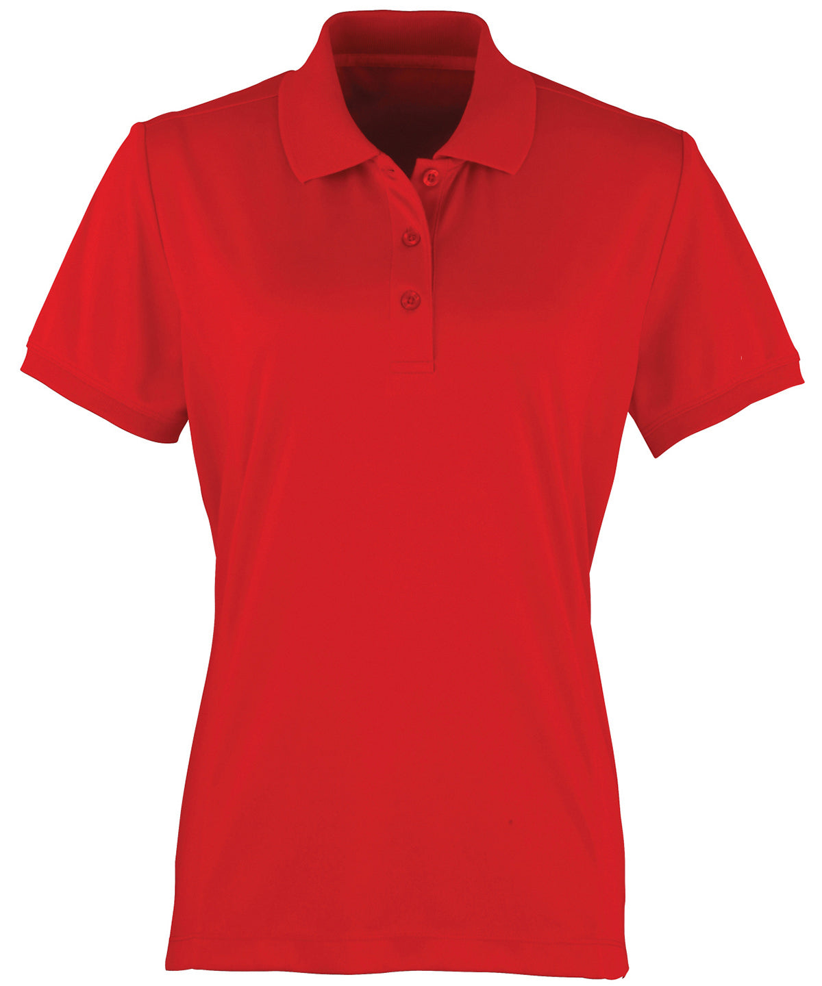 Women's Coolchecker® piqué polo - Red