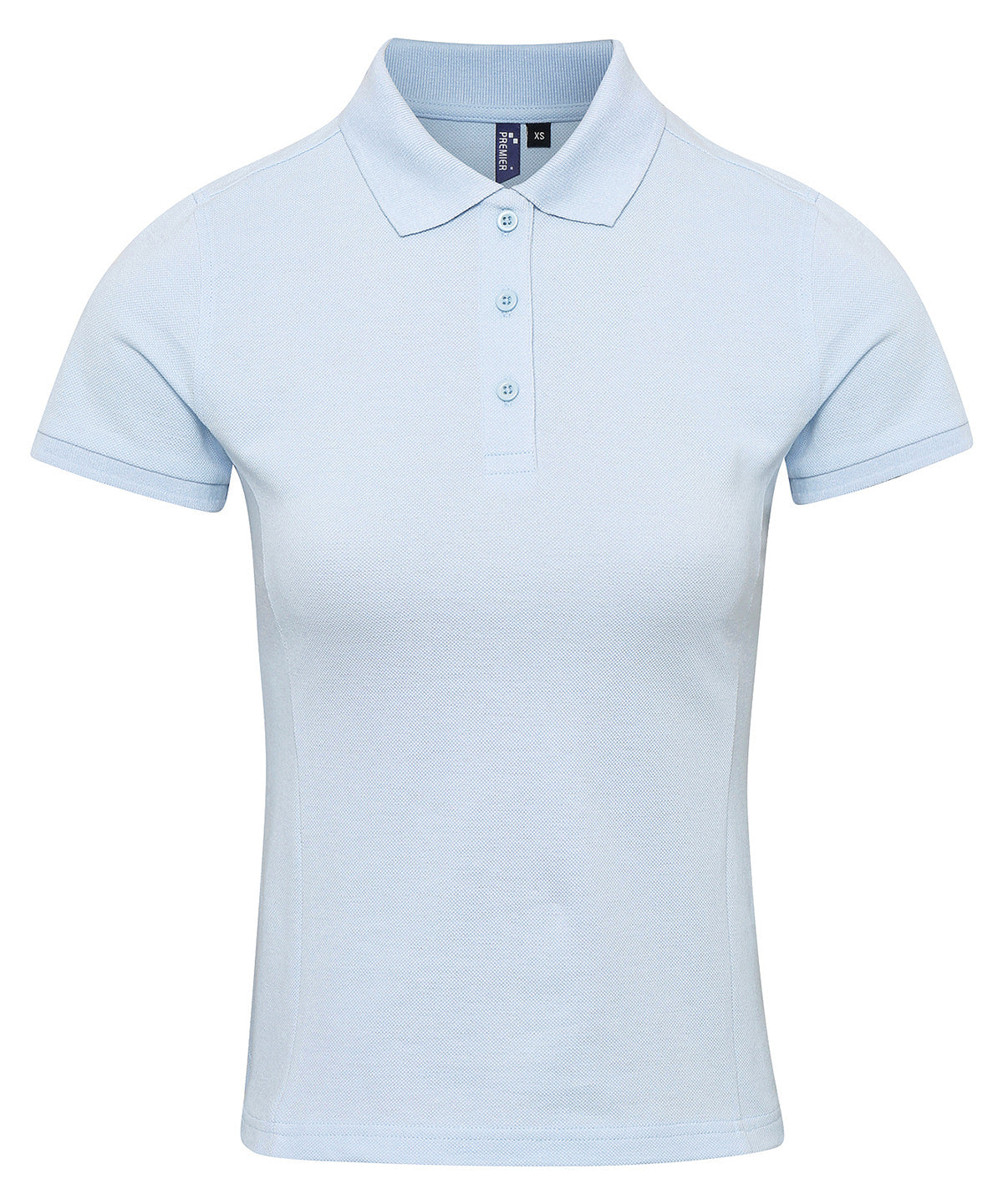 Women's Coolchecker® plus piqué polo - Light Blue