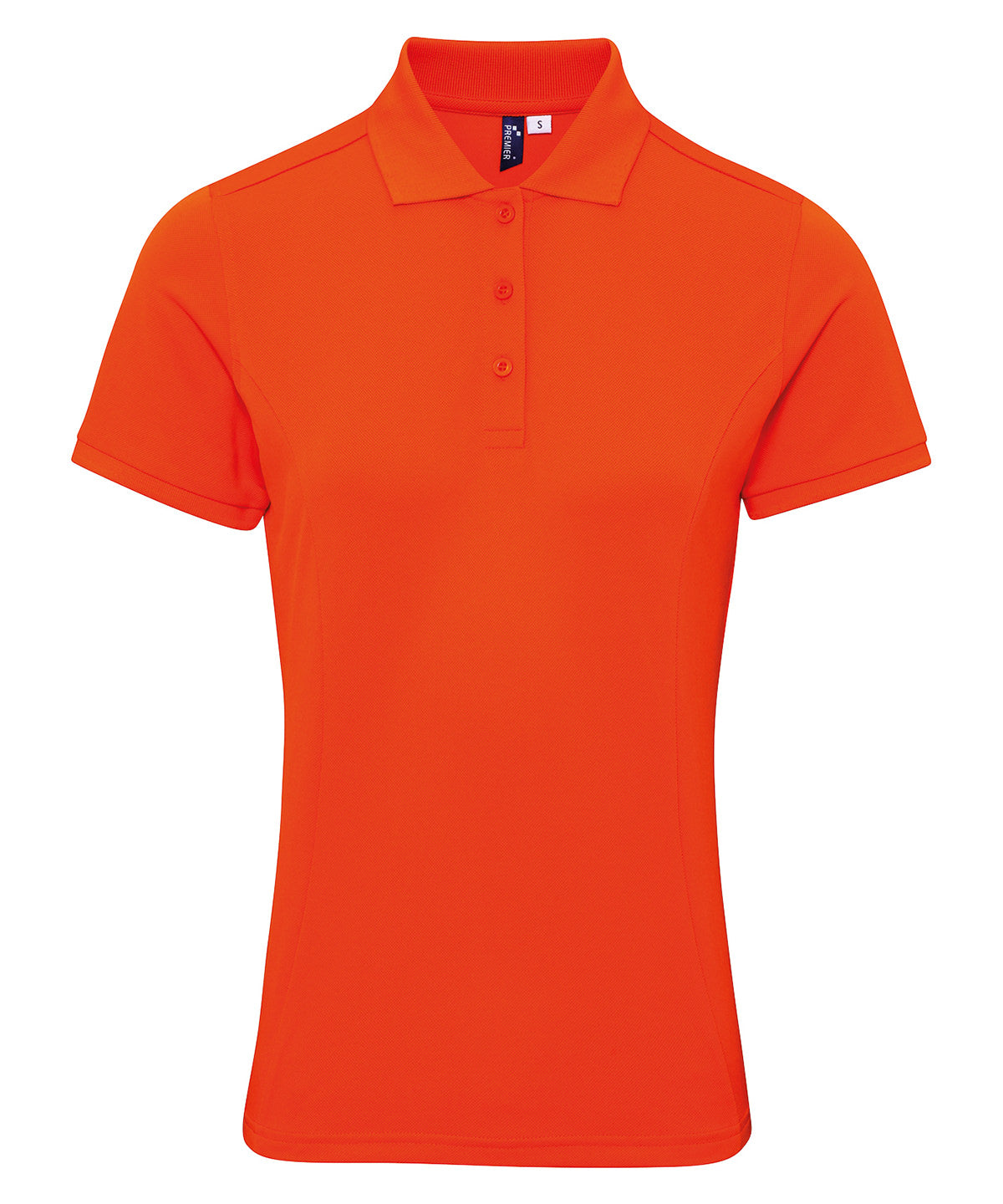 Women's Coolchecker® plus piqué polo - Orange