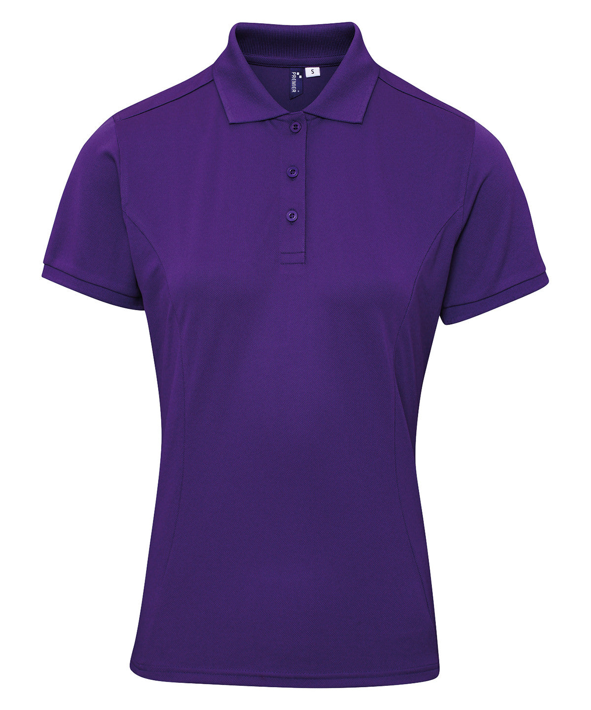 Women's Coolchecker® plus piqué polo - Purple