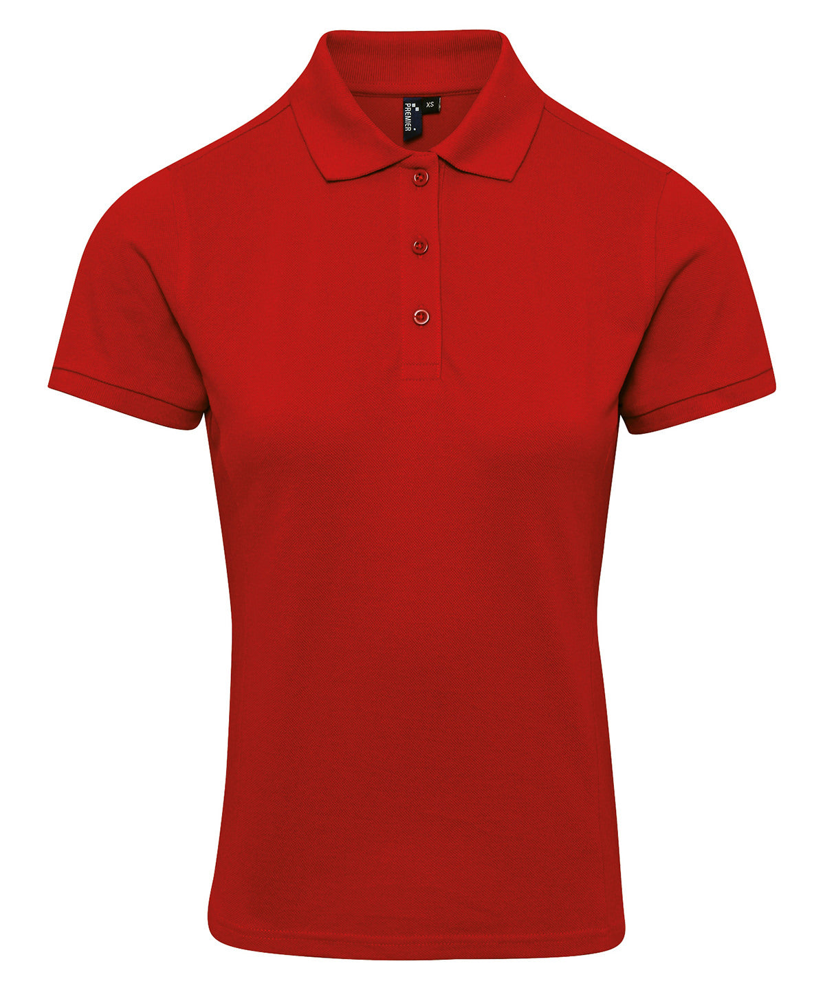 Women's Coolchecker® plus piqué polo - Red