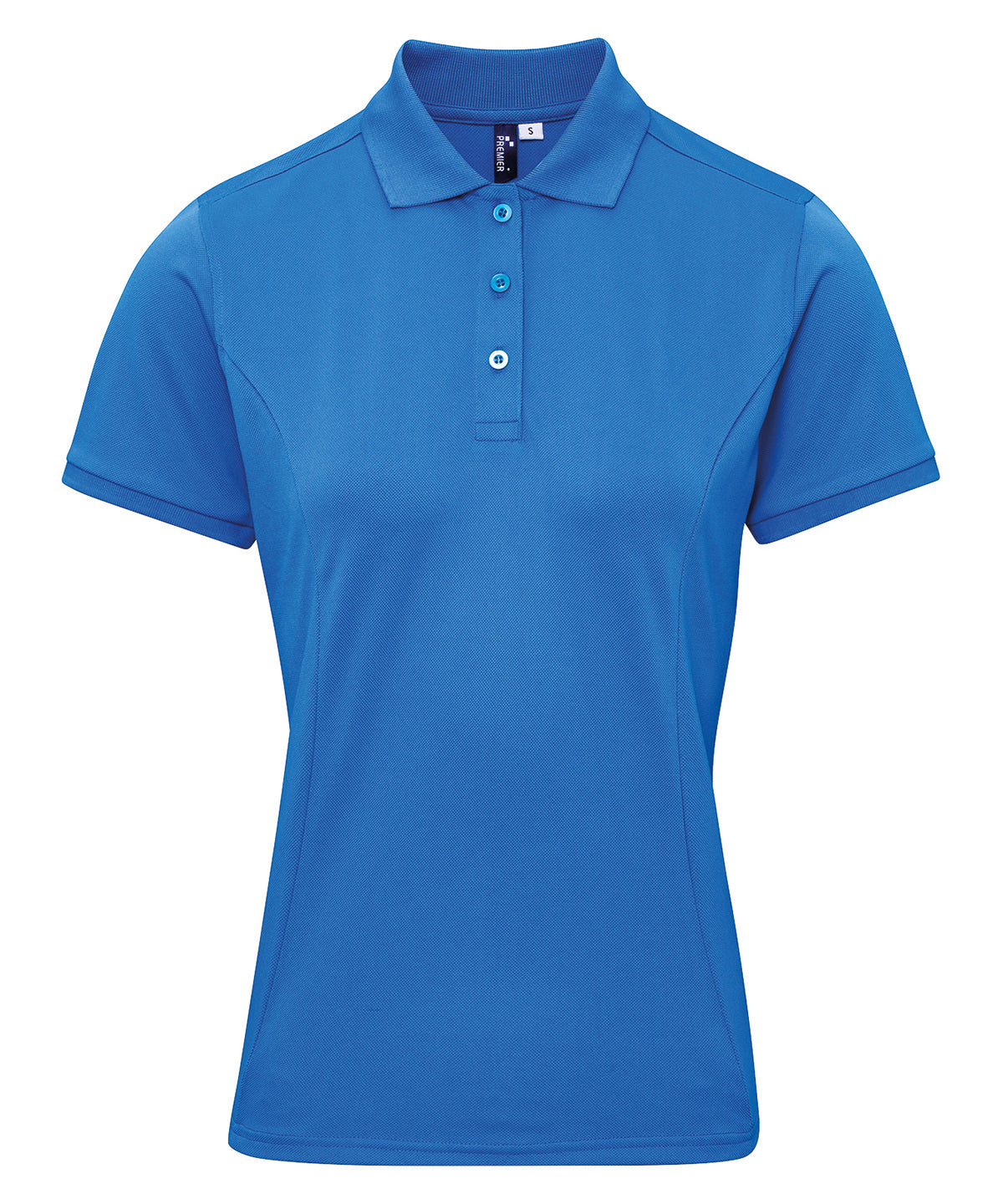 Women's Coolchecker® plus piqué polo - Sapphire