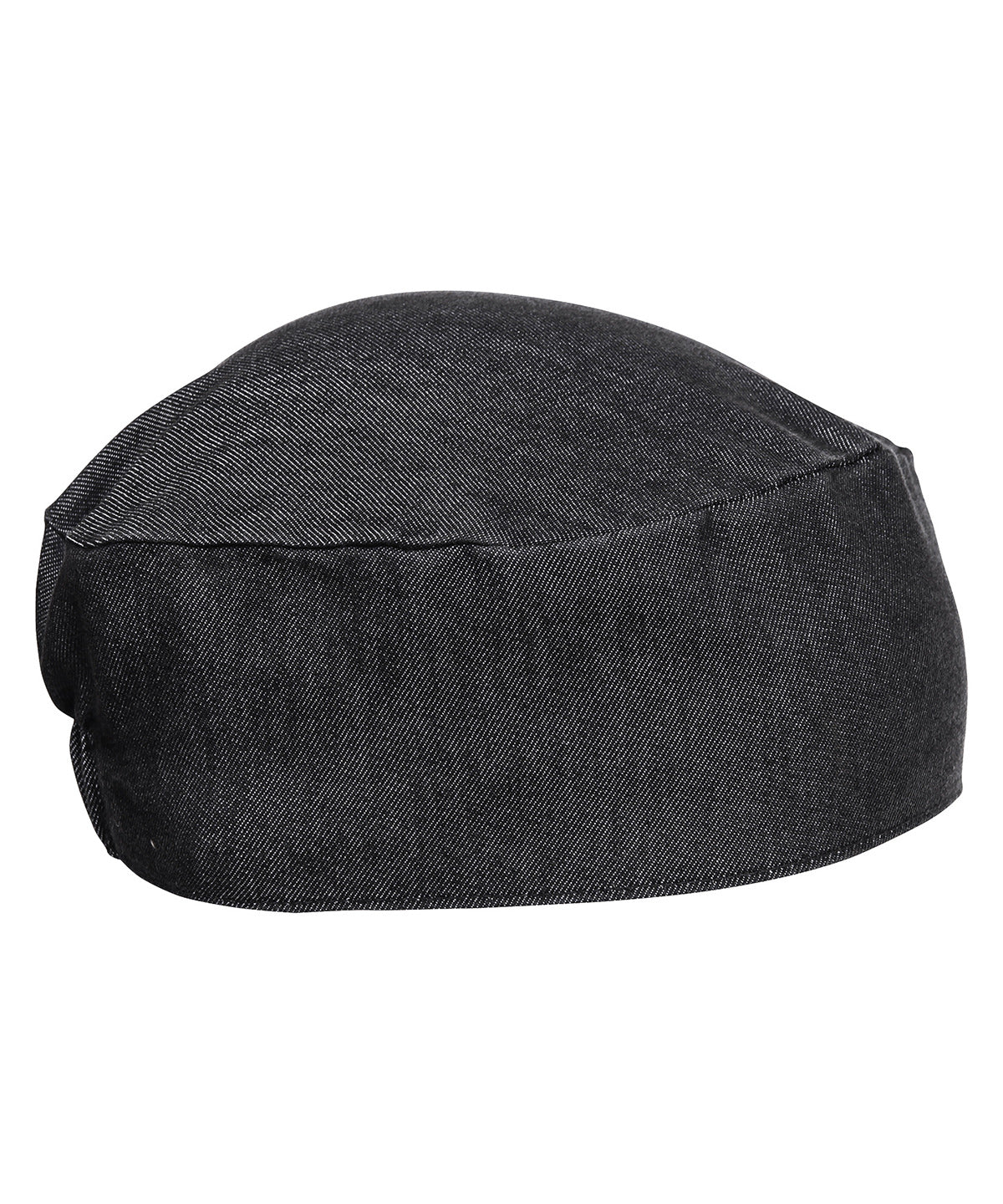 Chef's skull cap - Black Denim