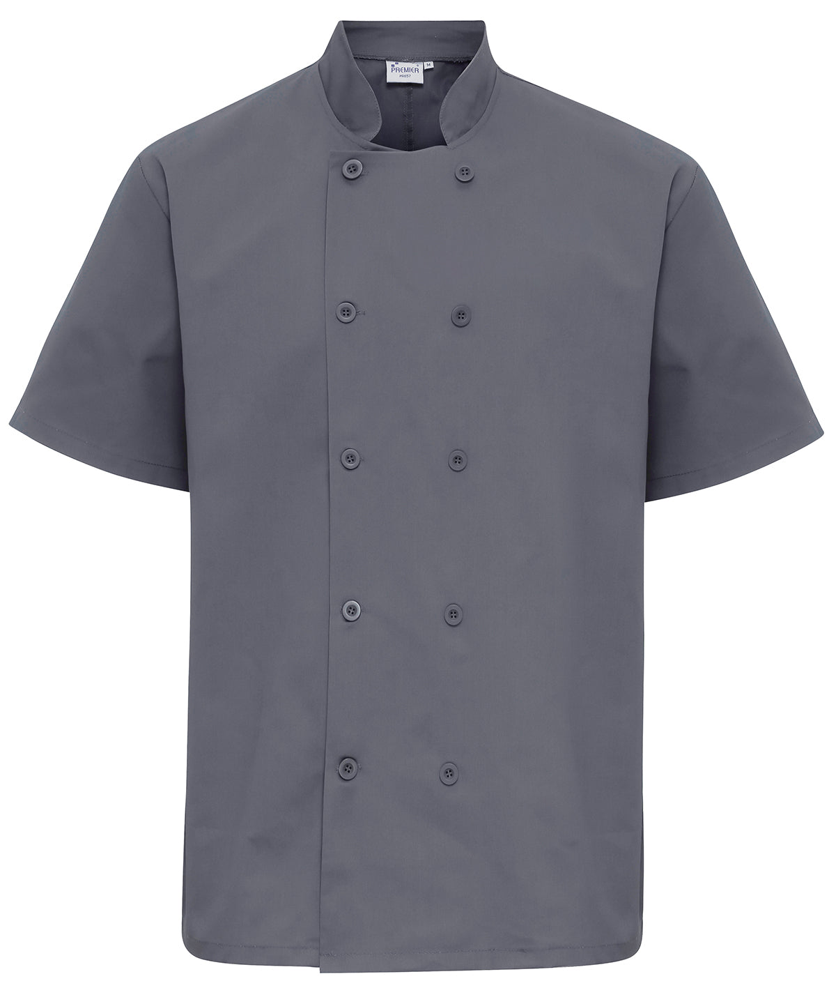 Short sleeve chef’s jacket - Steel