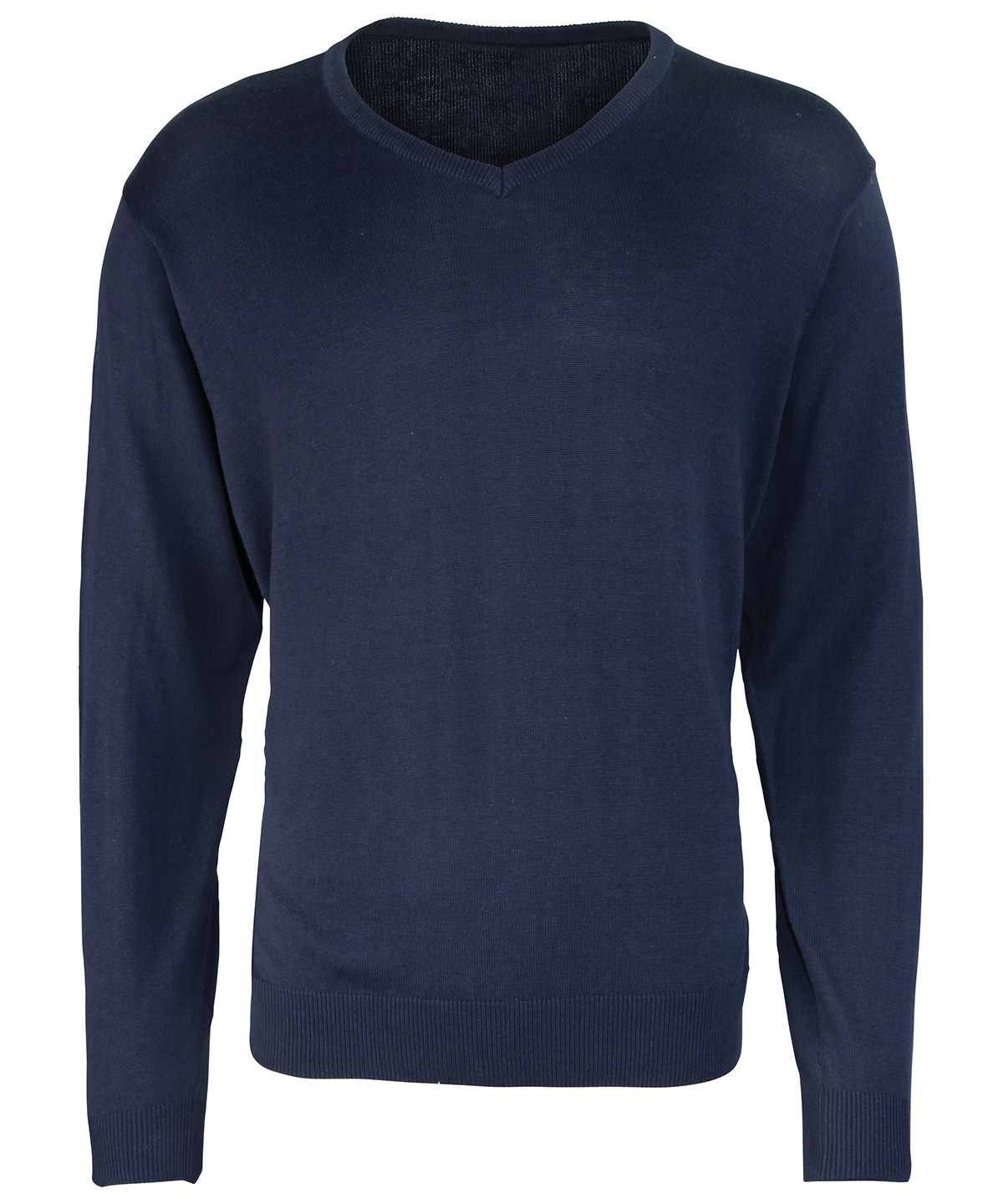 V-neck knitted sweater - Navy