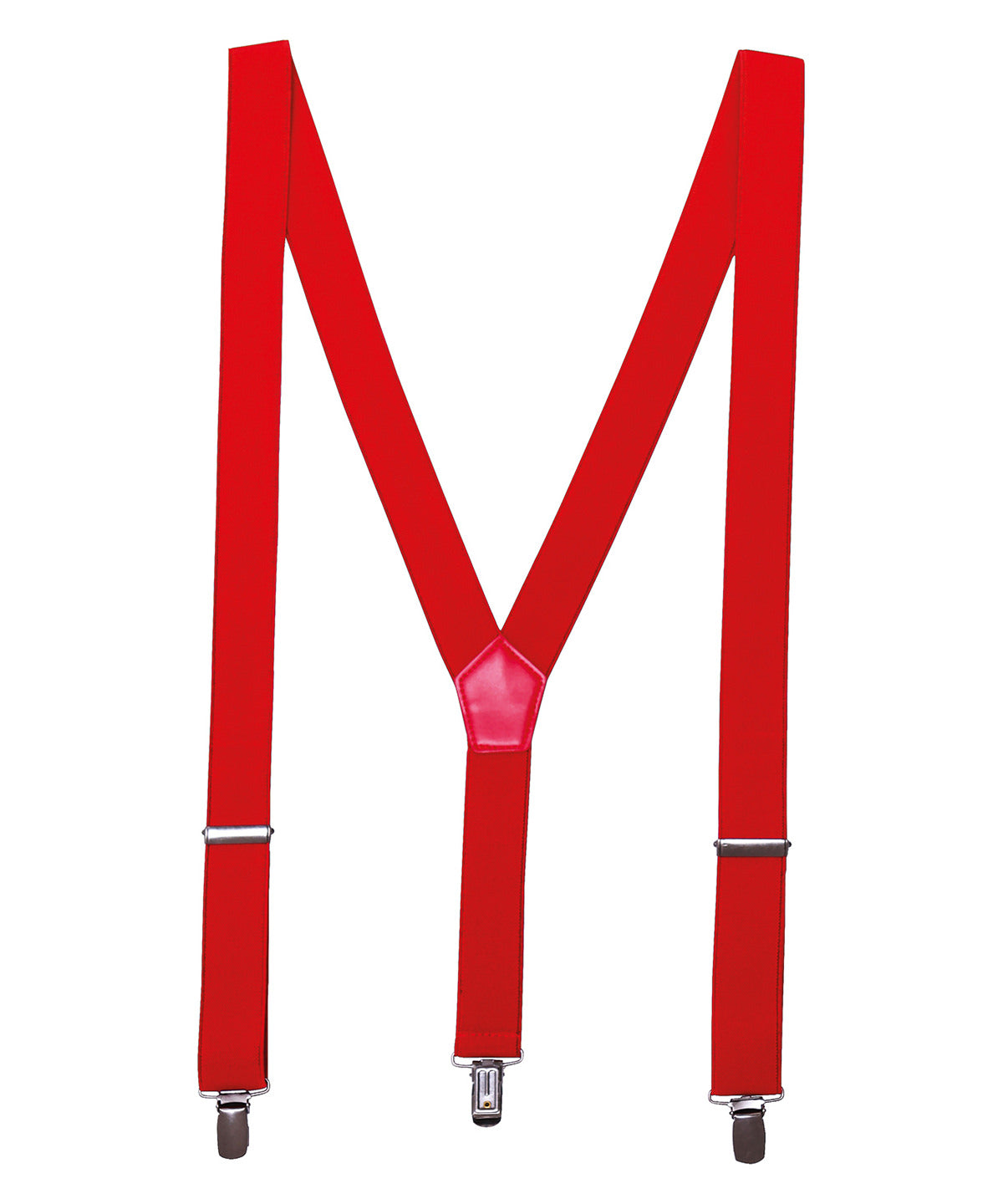 Clip-on trouser braces - Red