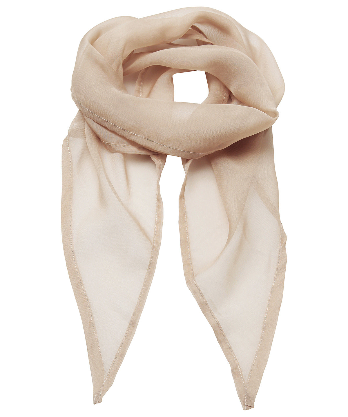 'Colours' Chiffon scarf - Natural
