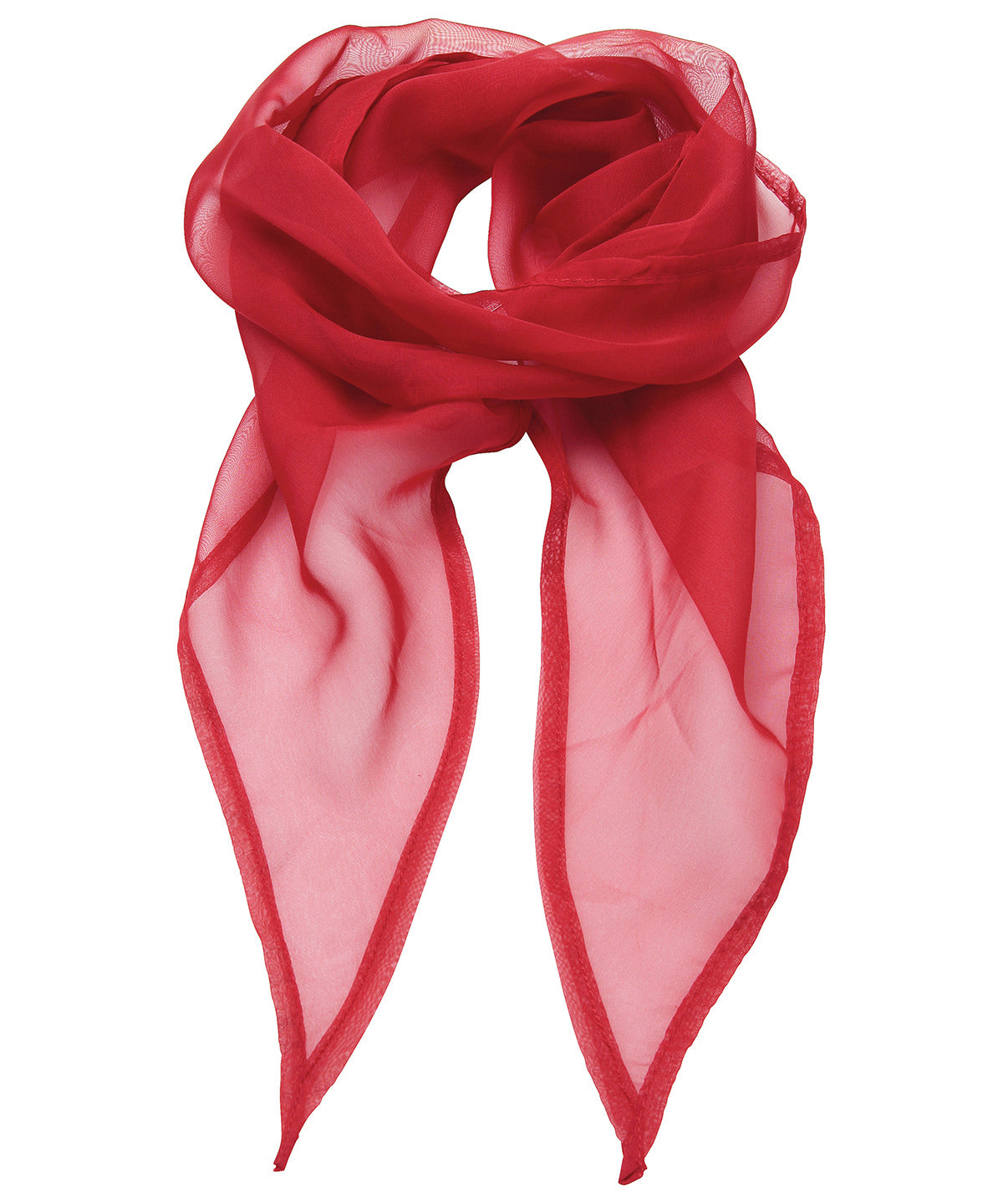 'Colours' Chiffon scarf - Red