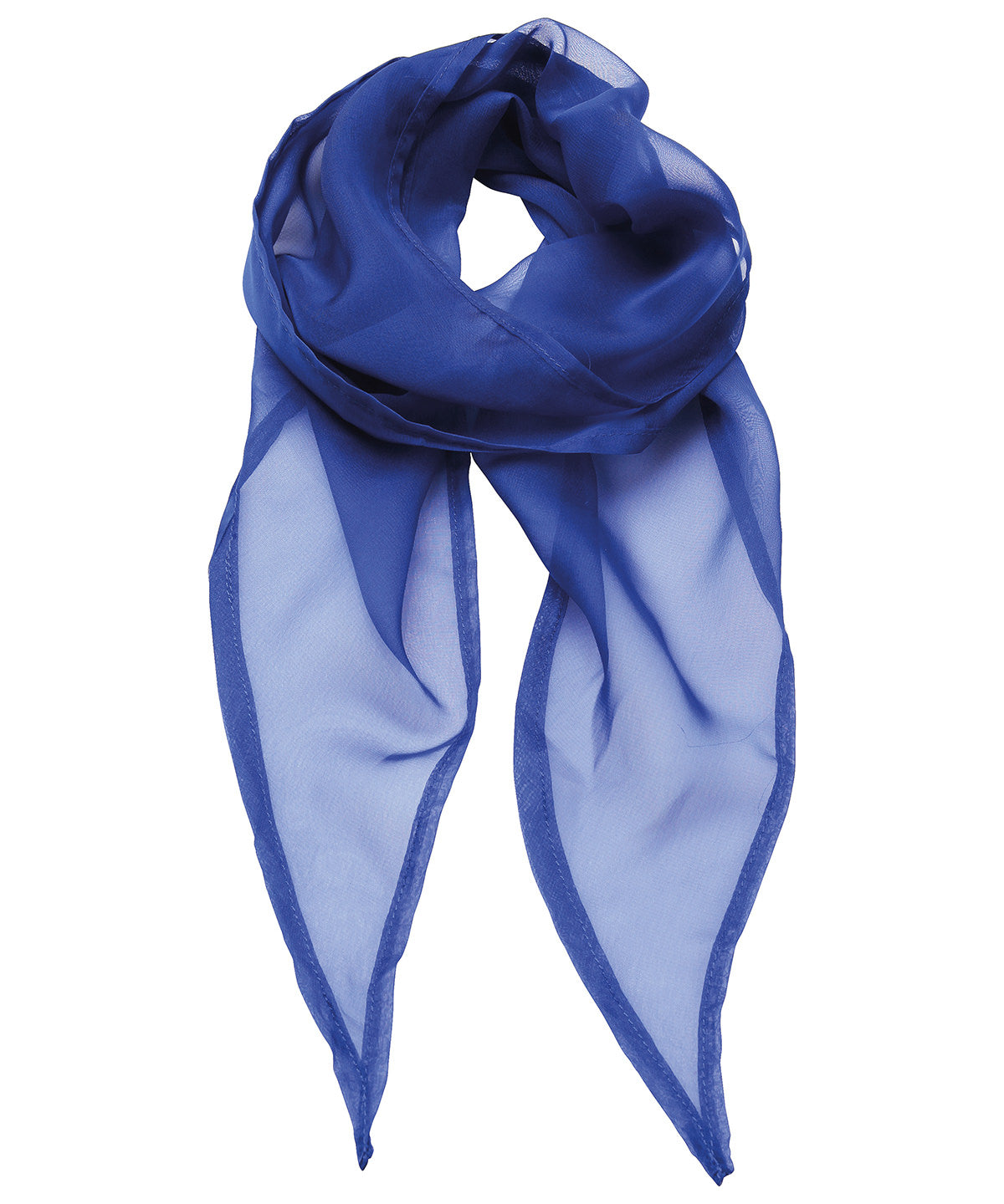 'Colours' Chiffon scarf - Royal