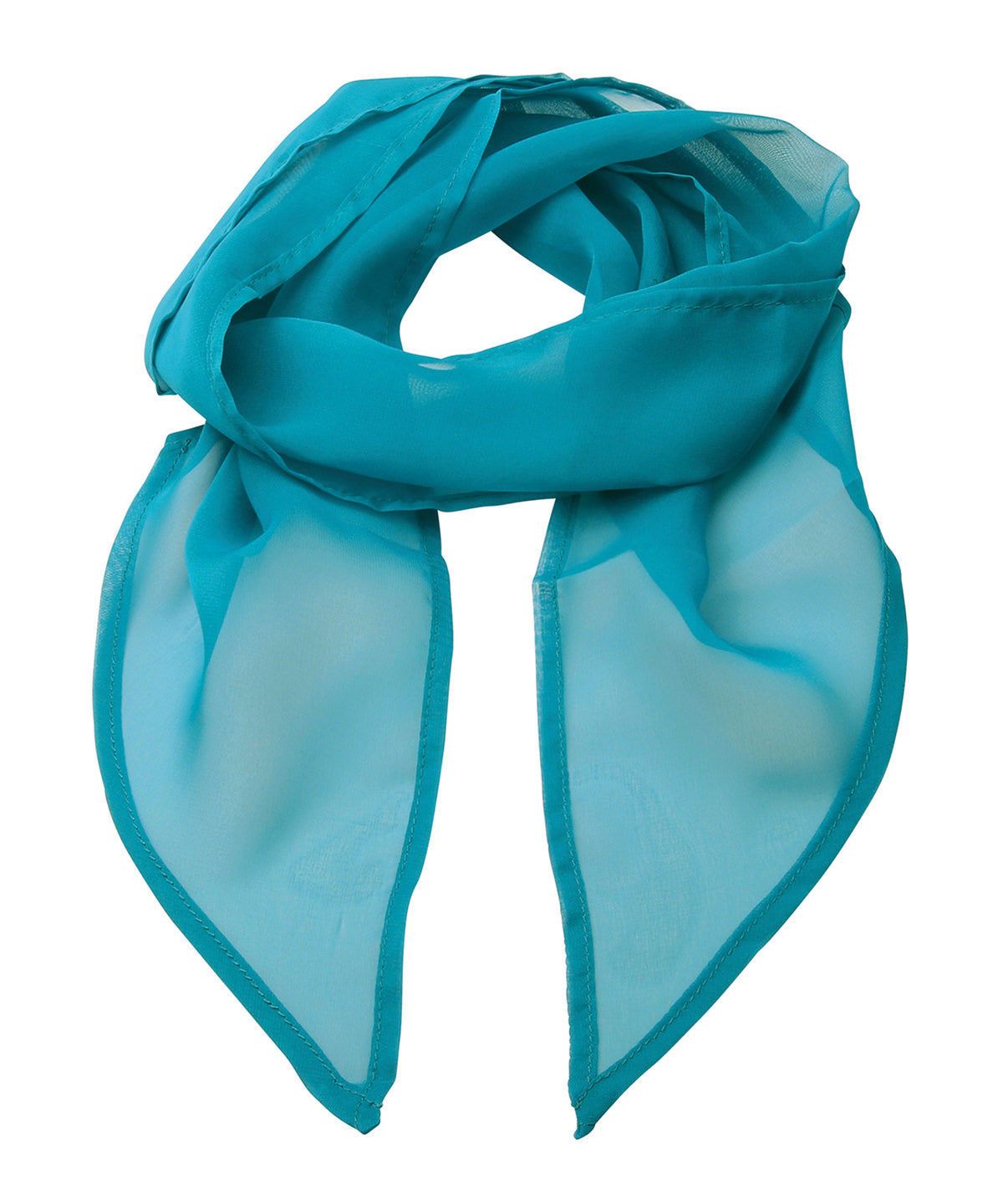 'Colours' Chiffon scarf - Teal