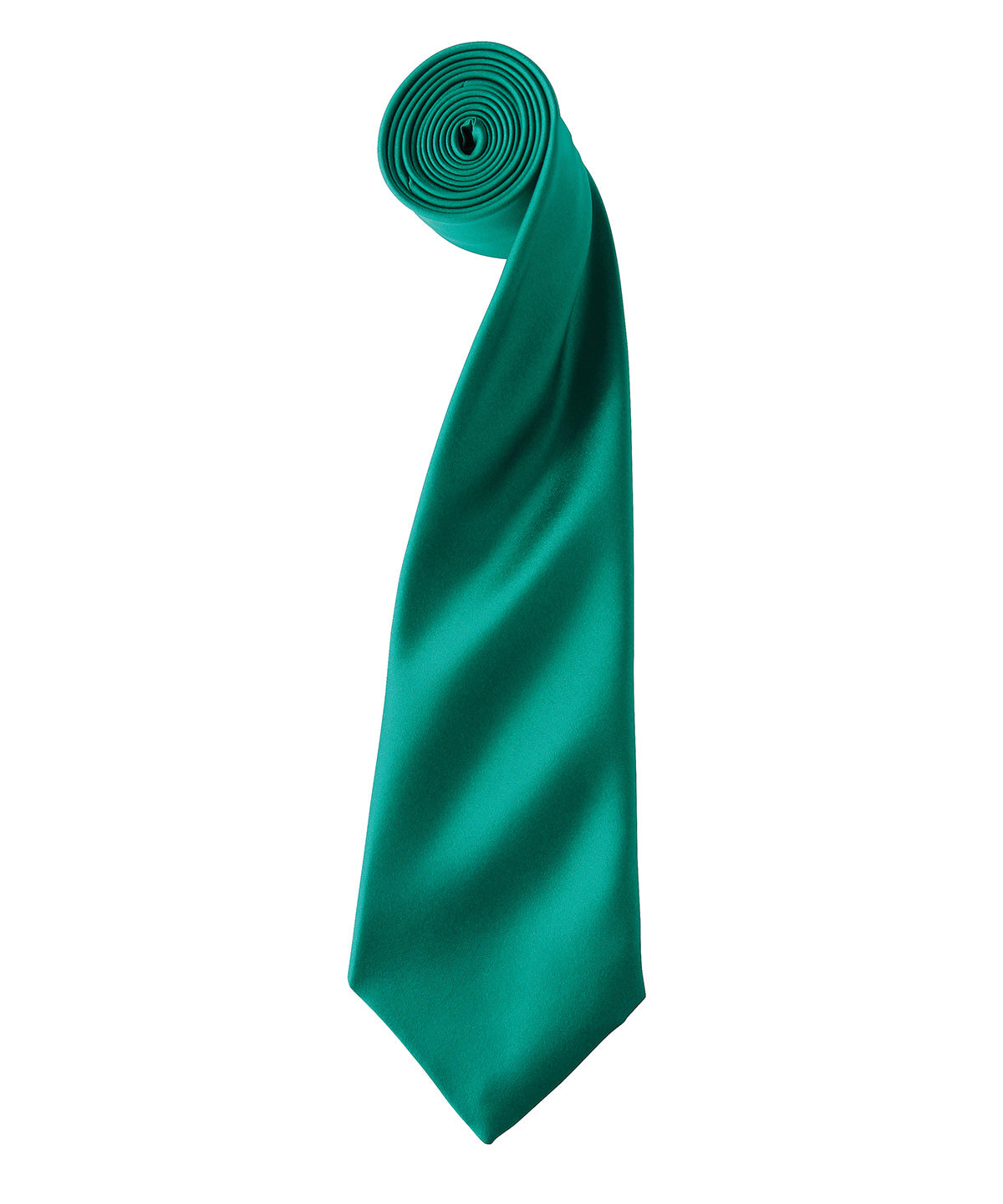 'Colours' satin tie - Emerald